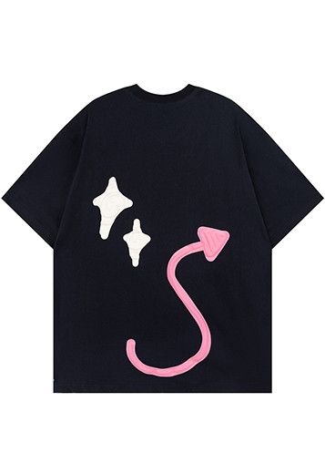 Other Devil Horn Skull Skeleton Stars Funny Graphic T-Shirt Size US M / EU 48-50 / 2 - 3 Thumbnail