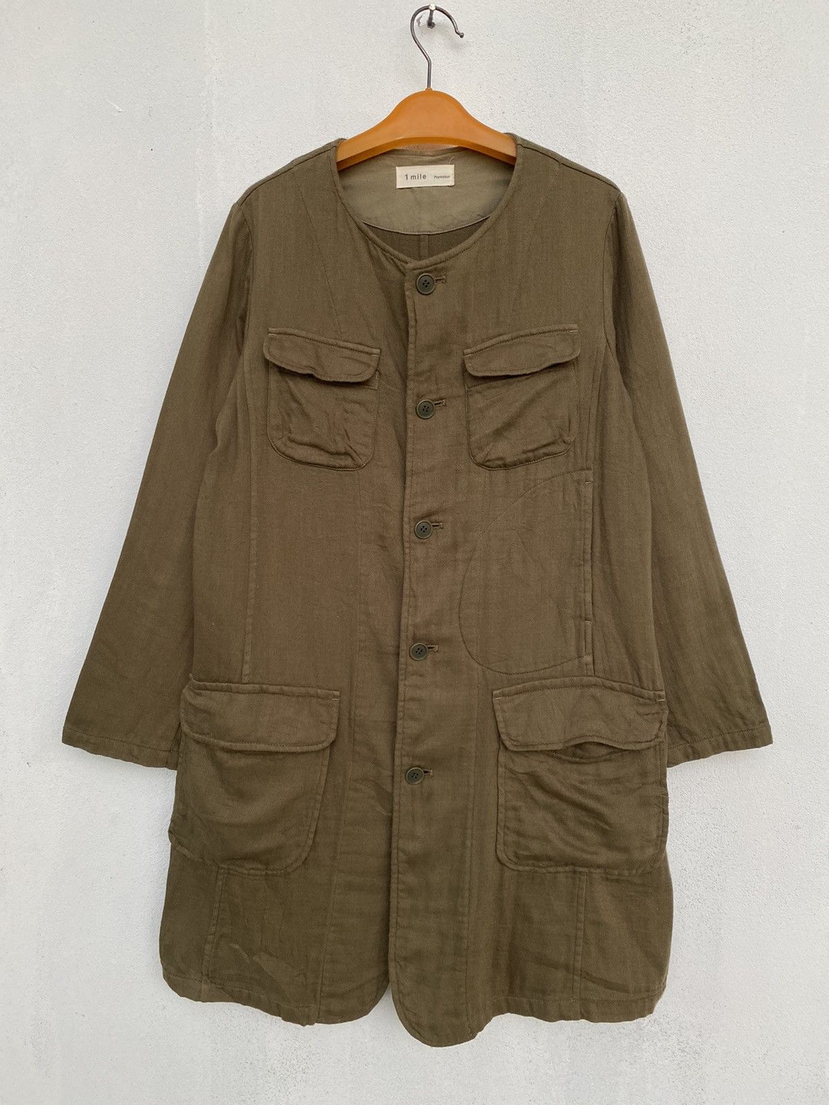 Issey Miyake 🔥ISSEY MIYAKE PLANTATION MILITARY LONG JACKET Size US M / EU 48-50 / 2 - 3 Thumbnail