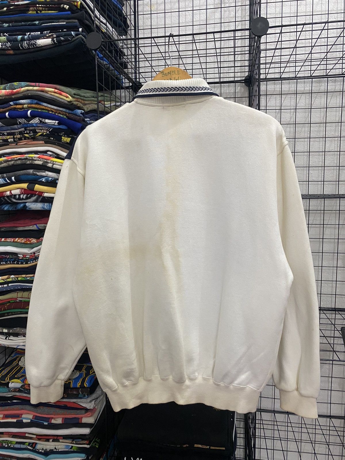 Dunlop × Vintage VINTAGE DUNLOP MOTORSPORT SWEATER NICE DESIGN Size US L / EU 52-54 / 3 - 4 Thumbnail