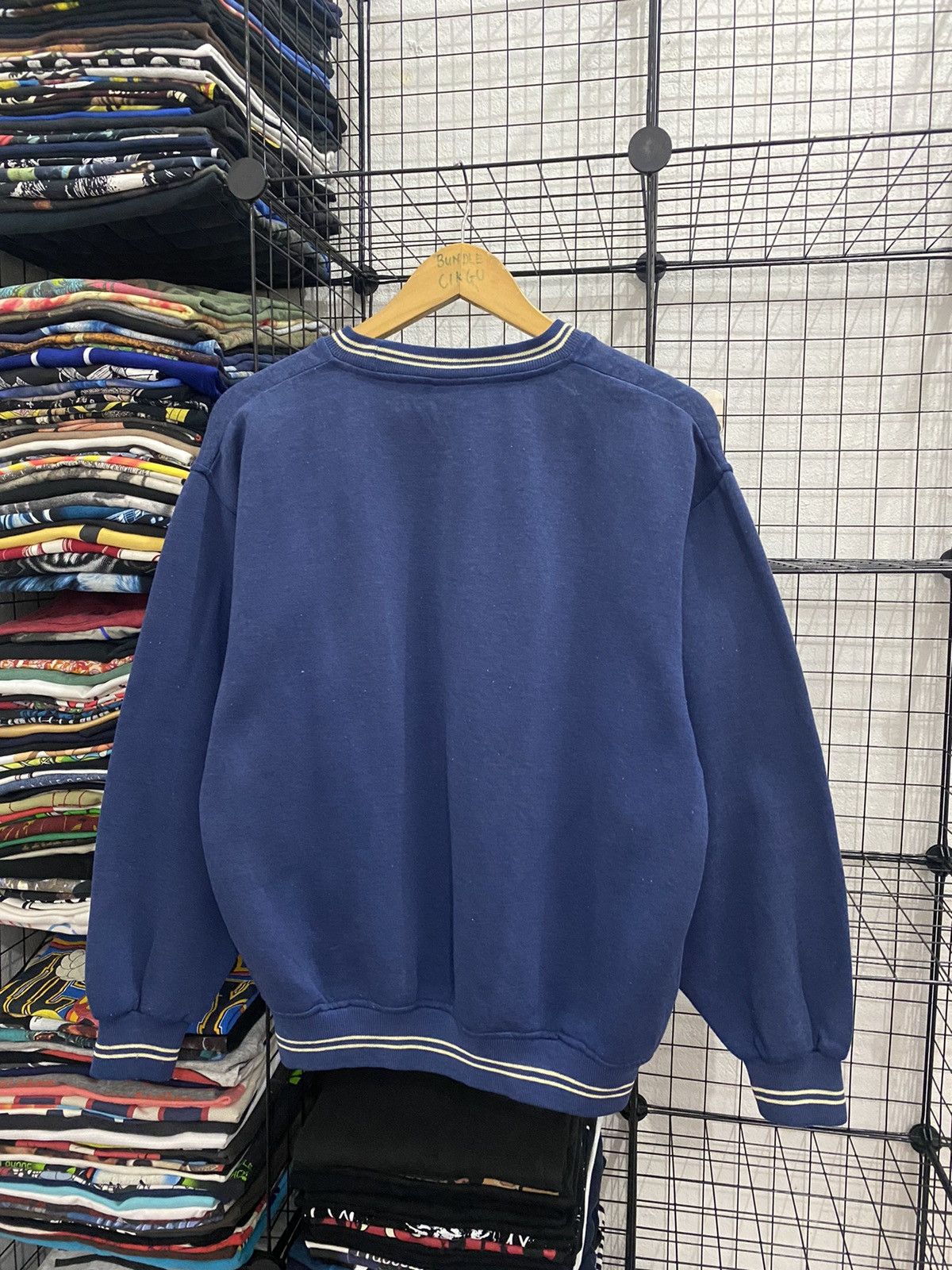 Dunlop × Sports Specialties VINTAGE DUNLOP EMBROIDED LOGO SWEATSHIRT Size US L / EU 52-54 / 3 - 4 Thumbnail