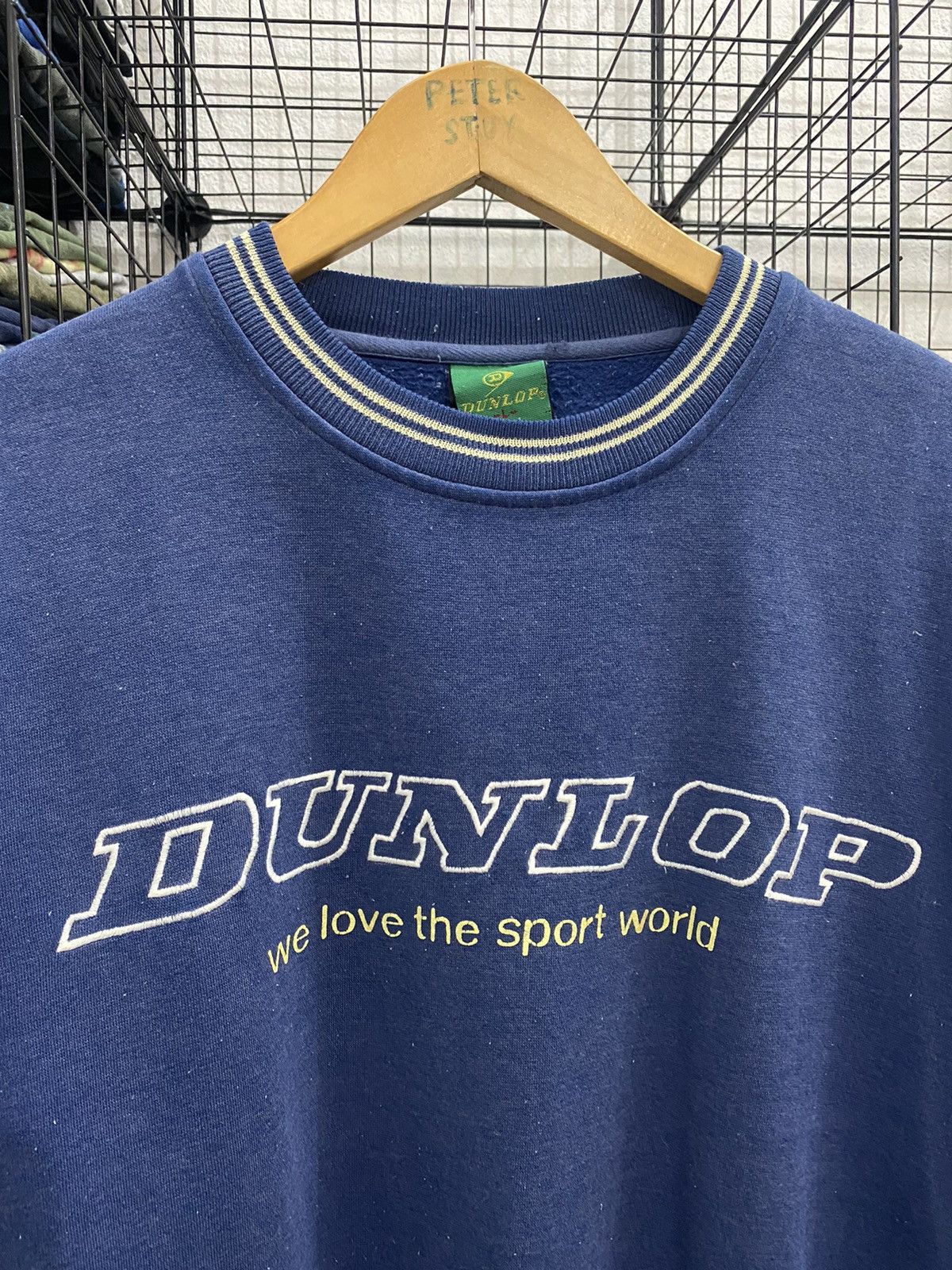 Dunlop × Sports Specialties VINTAGE DUNLOP EMBROIDED LOGO SWEATSHIRT Size US L / EU 52-54 / 3 - 2 Thumbnail