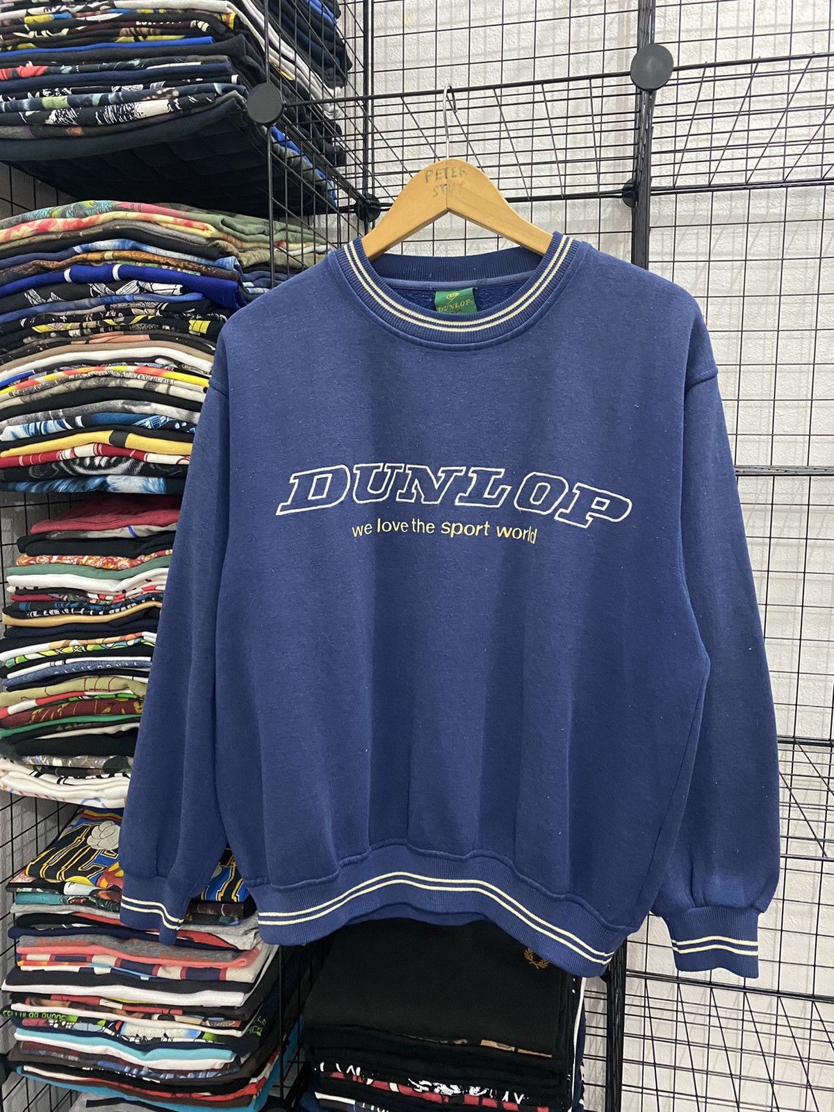 Dunlop × Sports Specialties VINTAGE DUNLOP EMBROIDED LOGO SWEATSHIRT Size US L / EU 52-54 / 3 - 1 Thumbnail
