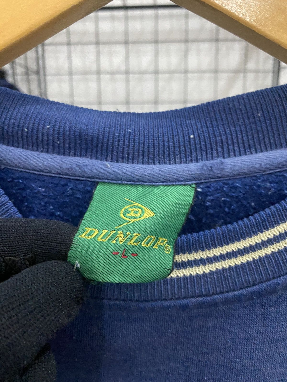 Dunlop × Sports Specialties VINTAGE DUNLOP EMBROIDED LOGO SWEATSHIRT Size US L / EU 52-54 / 3 - 5 Thumbnail
