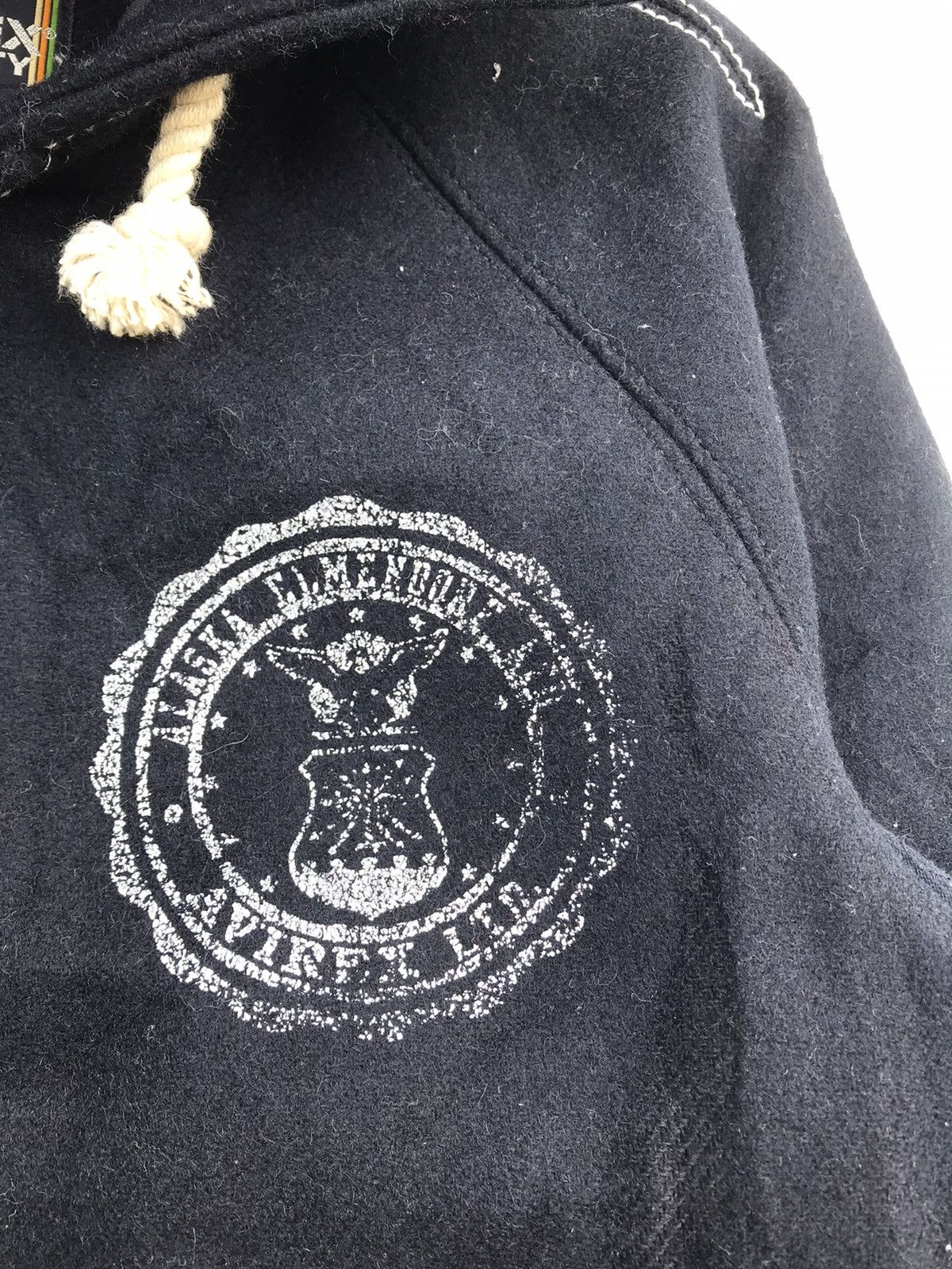 Avirex × Vintage Avirex varsity alaska elmendorf wool zip up jacket hooded Size US M / EU 48-50 / 2 - 4 Thumbnail