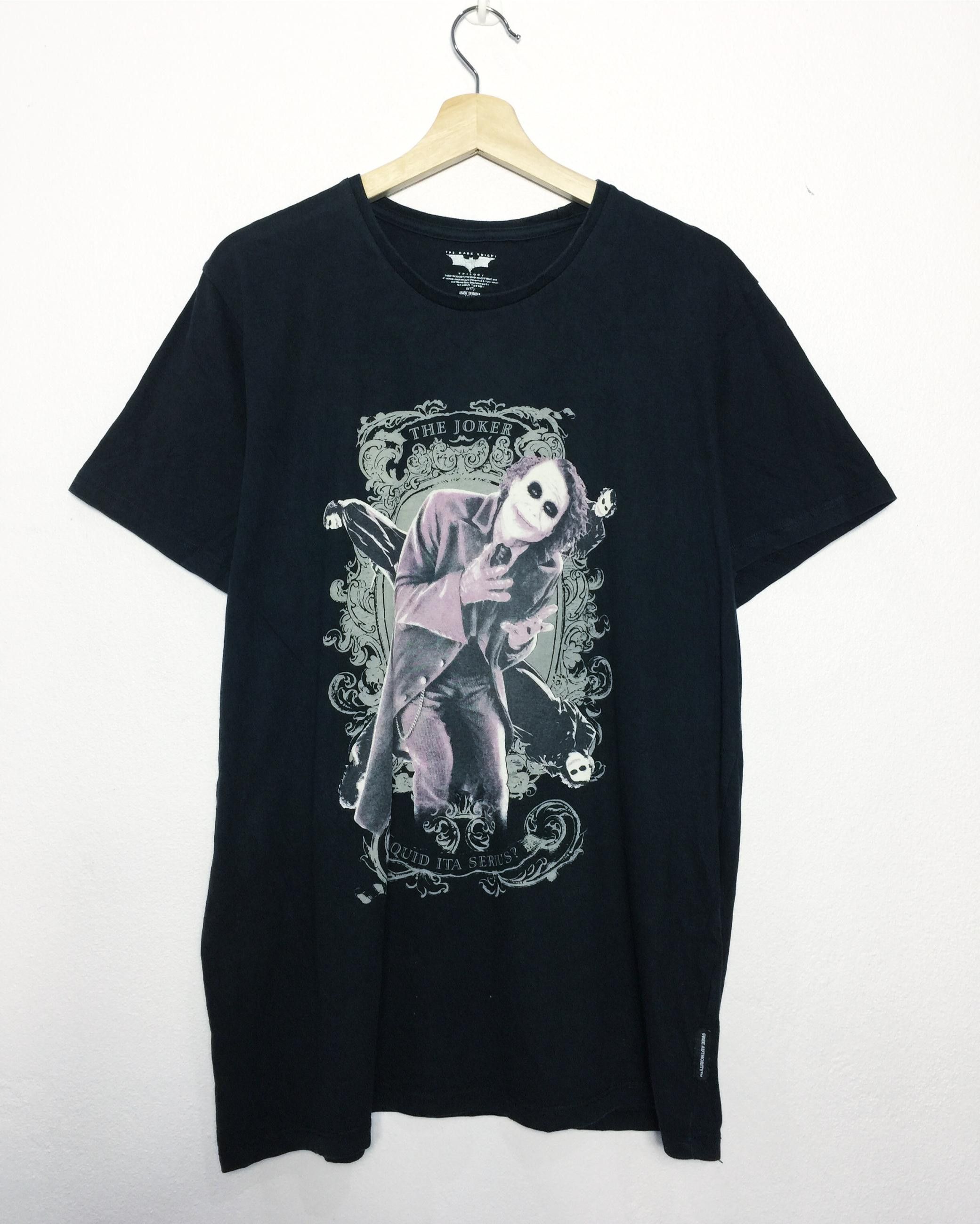 DC Comics Rare The Joker The Dark Knight Movie Tees Size US XL / EU 56 / 4 - 1 Thumbnail
