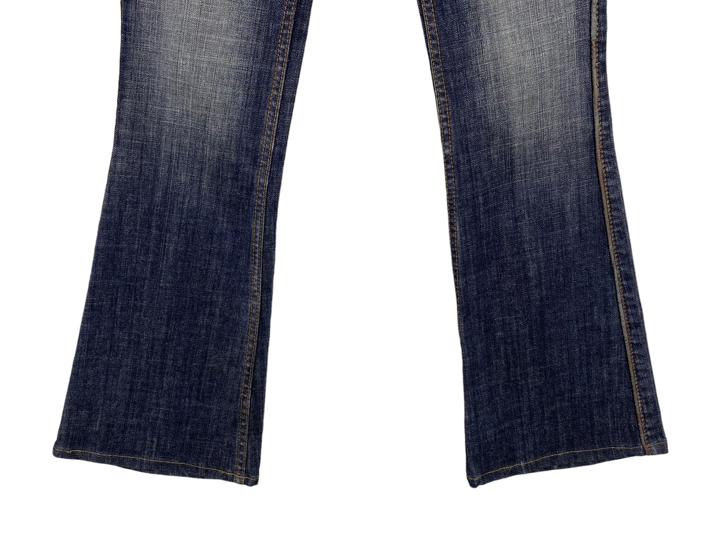 Japanese Brand Japanese NUVE Flare Jeans Distressed BootcutY2KVintage Denim Size 25" / US 0 / IT 36 - 5 Thumbnail