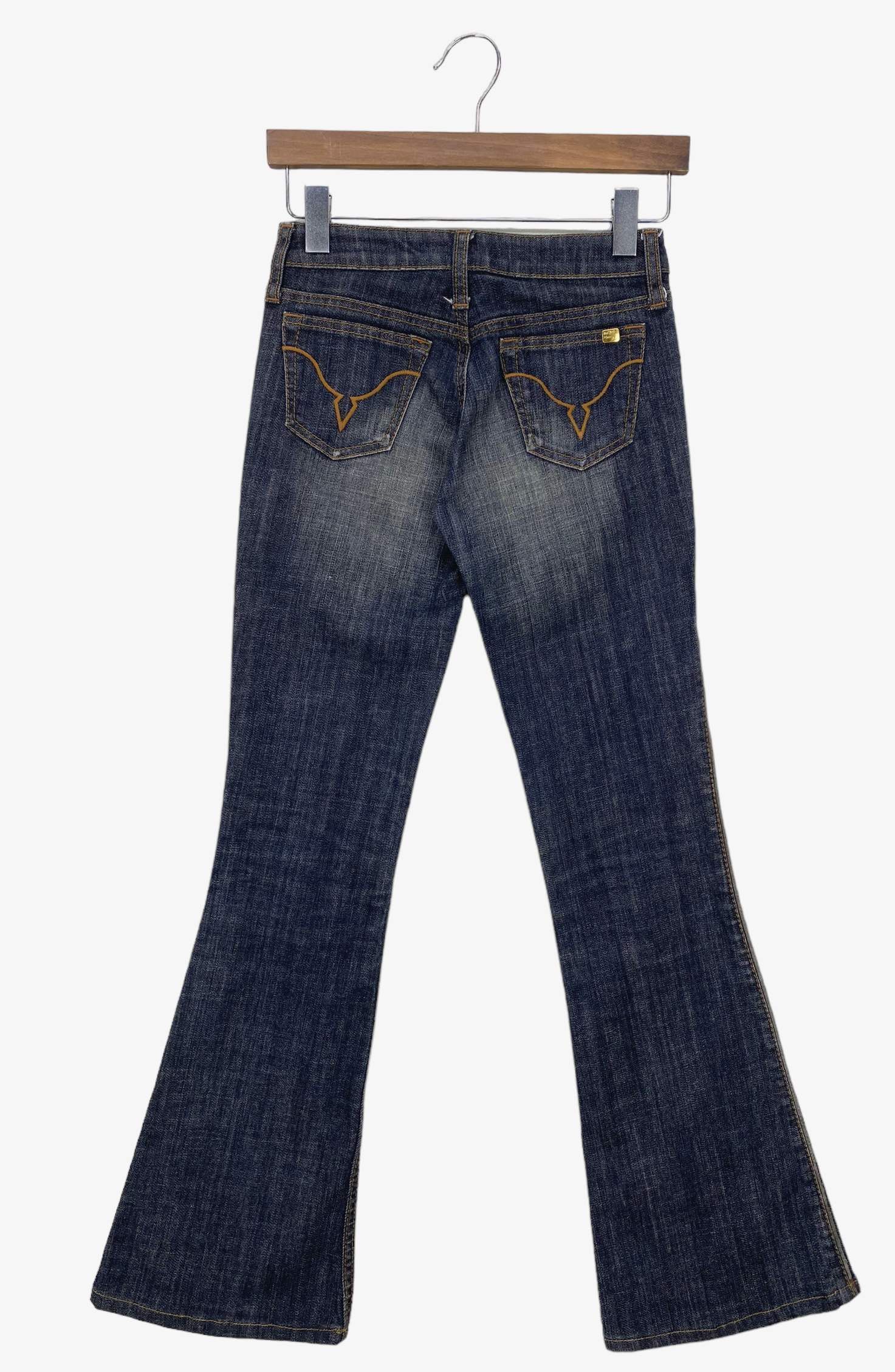 Japanese Brand Japanese NUVE Flare Jeans Distressed BootcutY2KVintage Denim Size 25" / US 0 / IT 36 - 2 Thumbnail