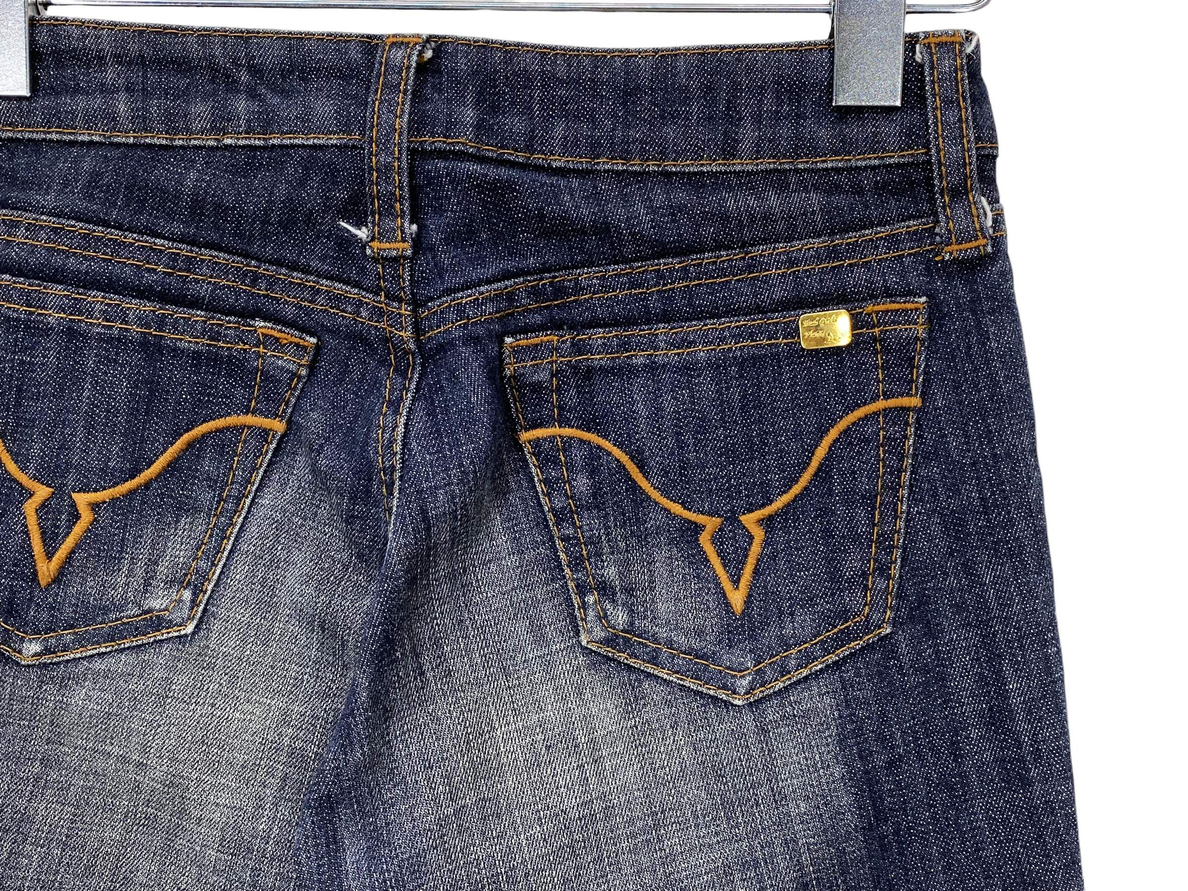 Japanese Brand Japanese NUVE Flare Jeans Distressed BootcutY2KVintage Denim Size 25" / US 0 / IT 36 - 9 Thumbnail
