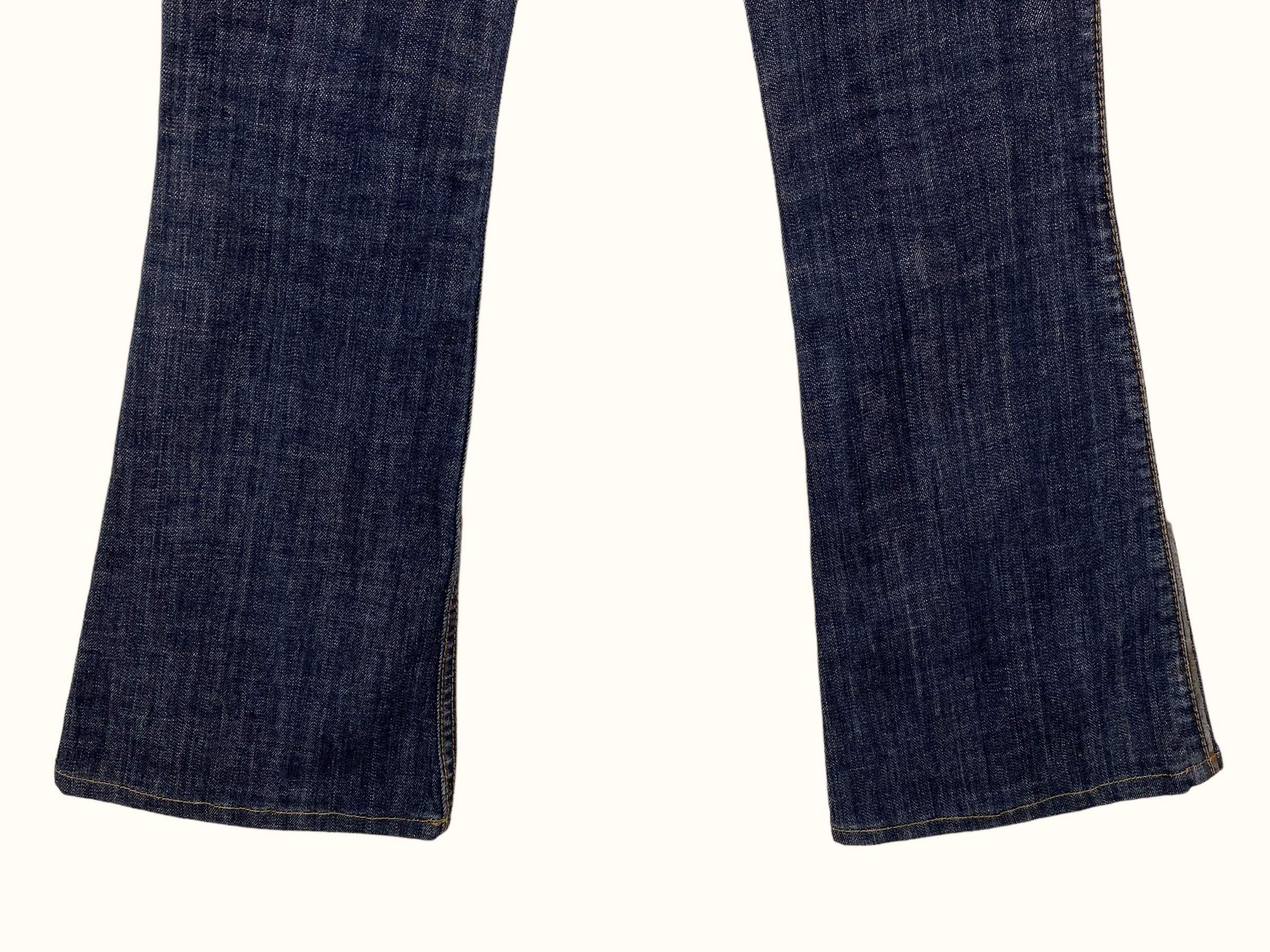 Japanese Brand Japanese NUVE Flare Jeans Distressed BootcutY2KVintage Denim Size 25" / US 0 / IT 36 - 8 Thumbnail