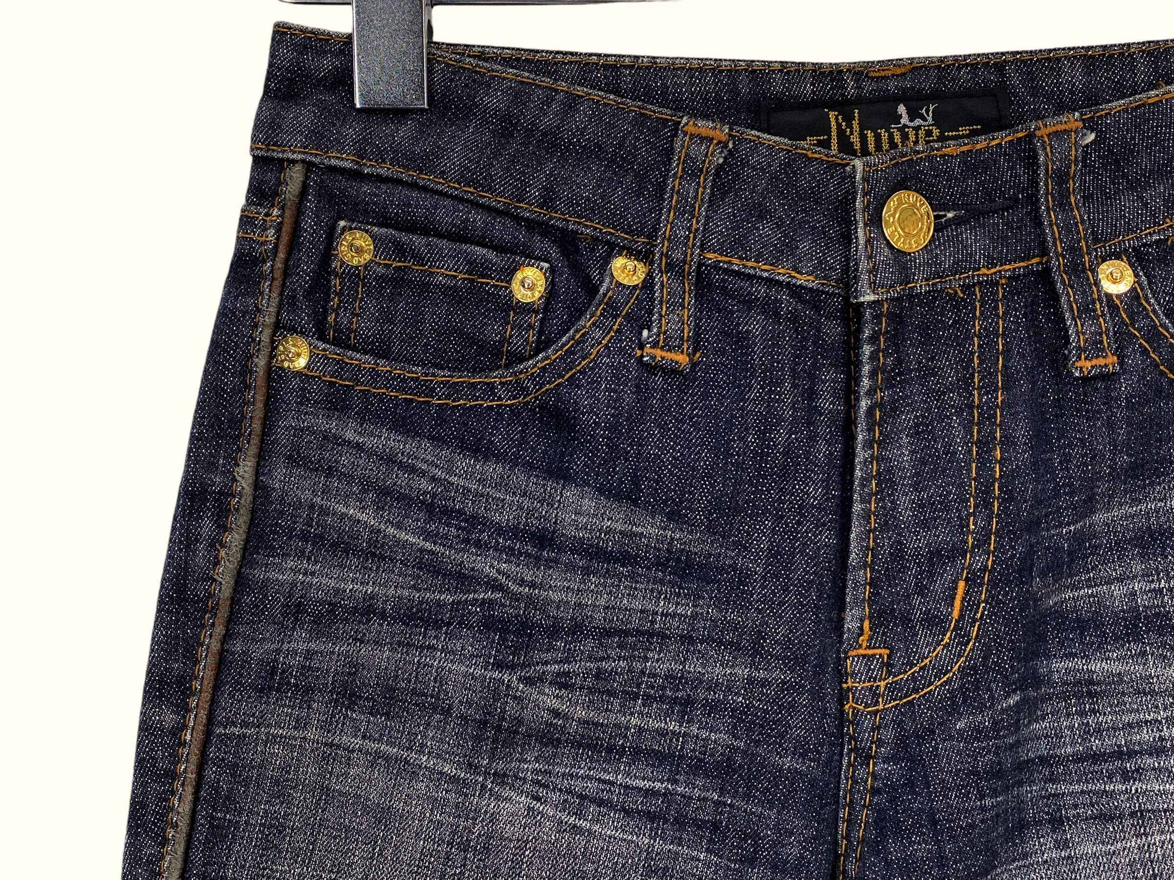 Japanese Brand Japanese NUVE Flare Jeans Distressed BootcutY2KVintage Denim Size 25" / US 0 / IT 36 - 10 Thumbnail