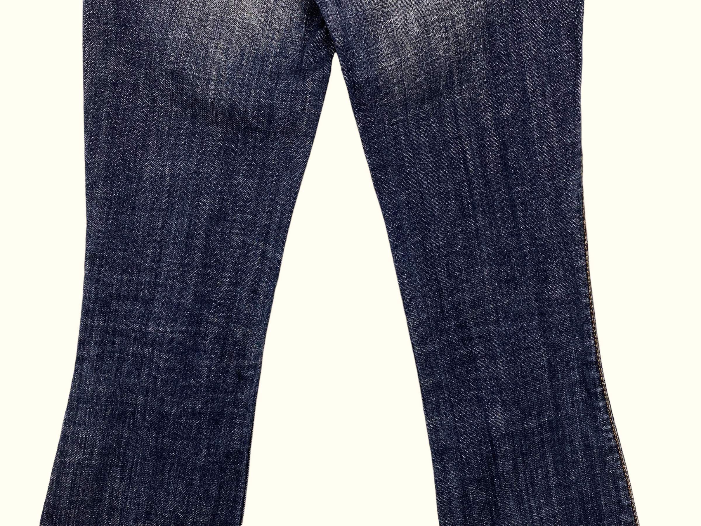 Japanese Brand Japanese NUVE Flare Jeans Distressed BootcutY2KVintage Denim Size 25" / US 0 / IT 36 - 7 Thumbnail