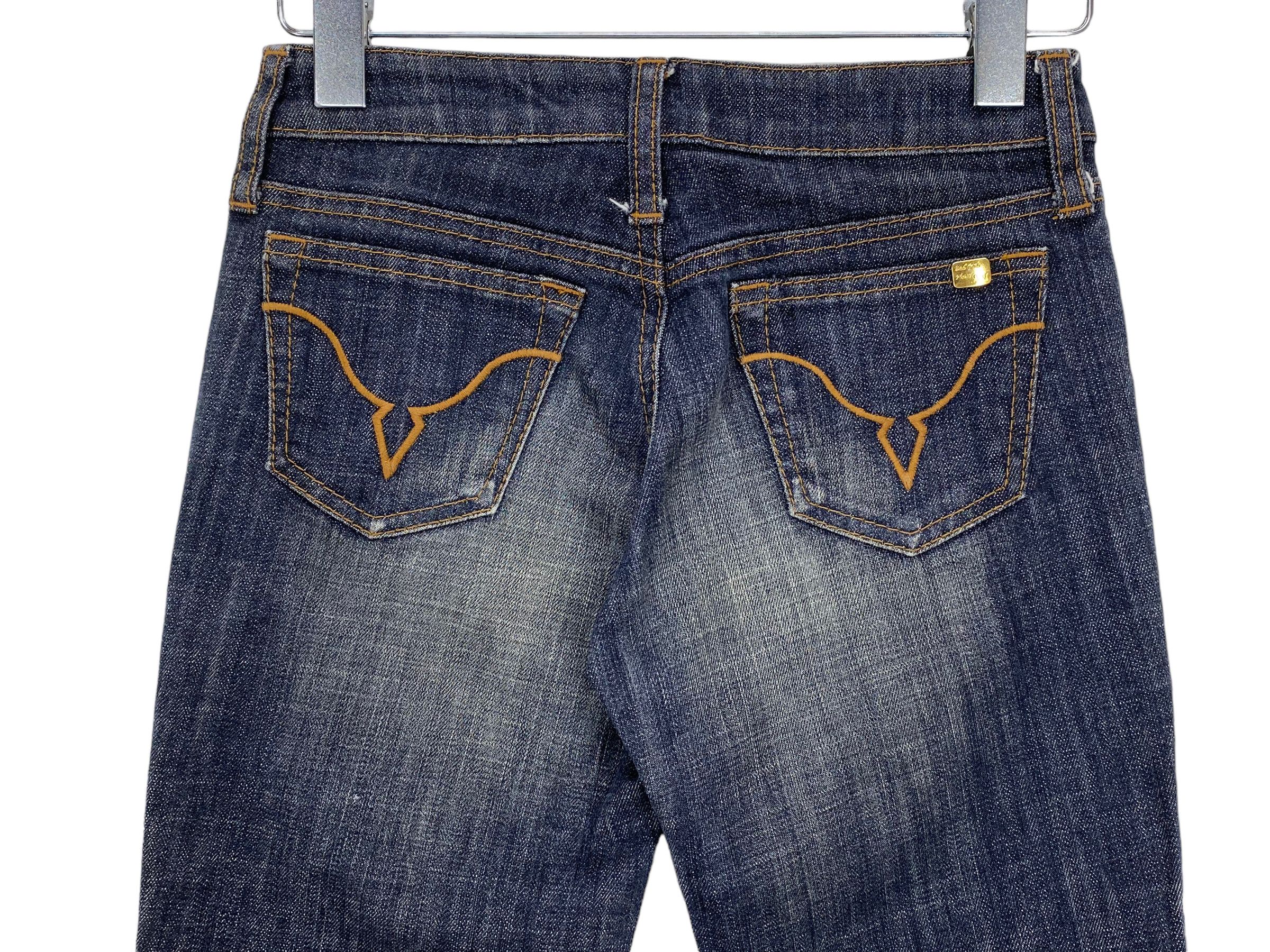 Japanese Brand Japanese NUVE Flare Jeans Distressed BootcutY2KVintage Denim Size 25" / US 0 / IT 36 - 6 Thumbnail
