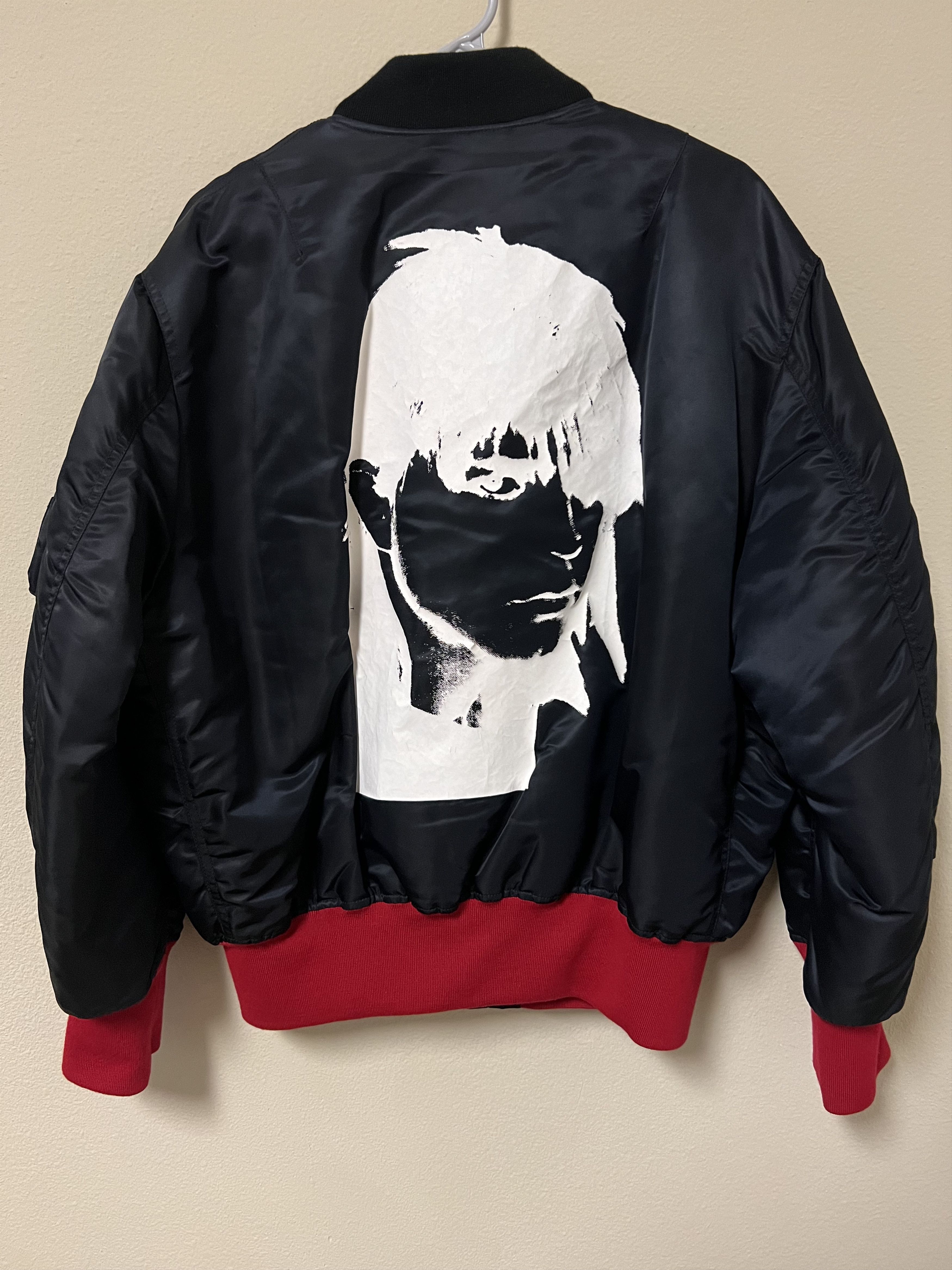 Raf Simons Calvin Klein 205w39nyc back print bomber jacket | Grailed
