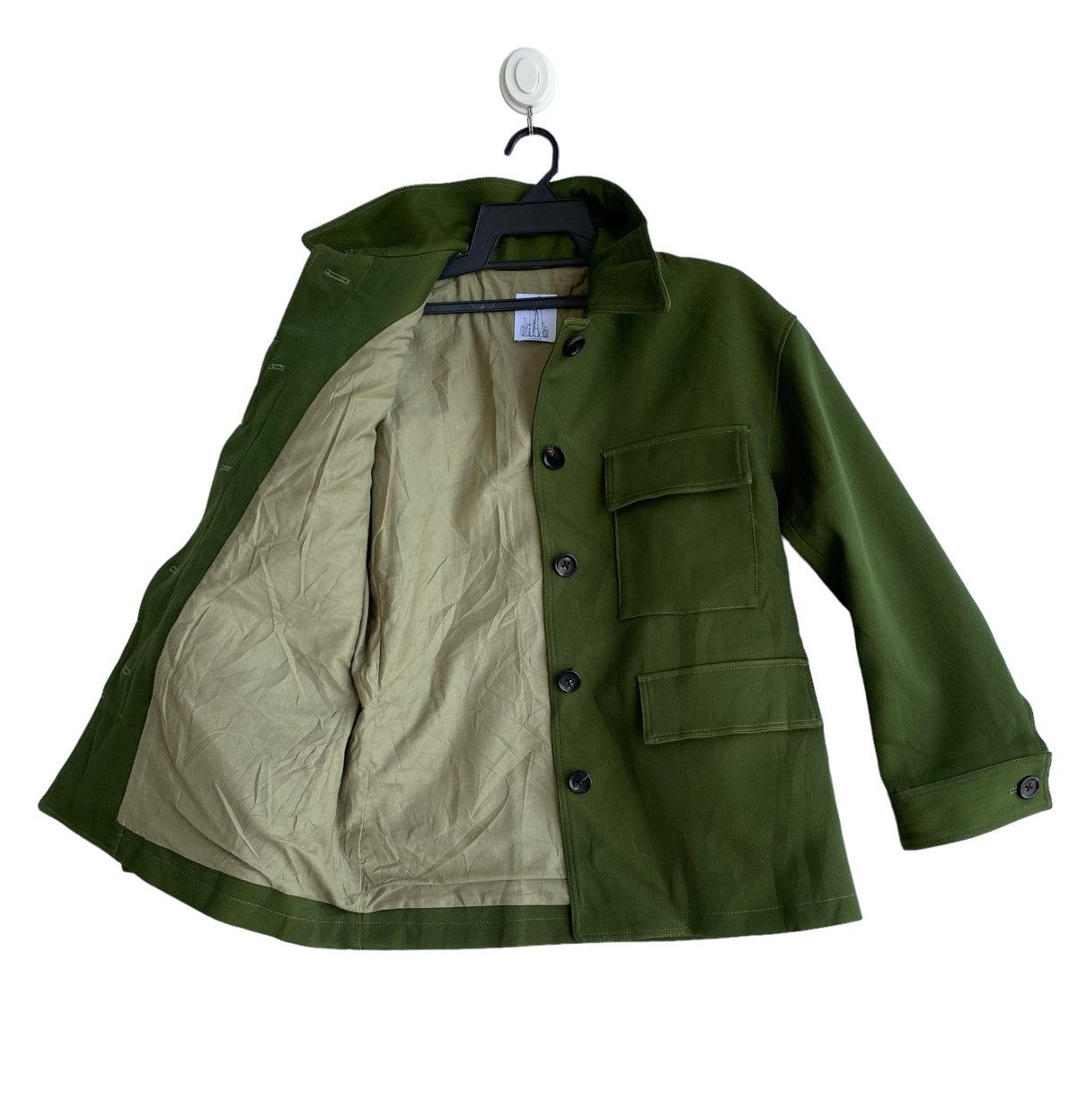 Japanese Brand OKIRAKU japan designer multipocket wool jacket Size US S / EU 44-46 / 1 - 3 Thumbnail