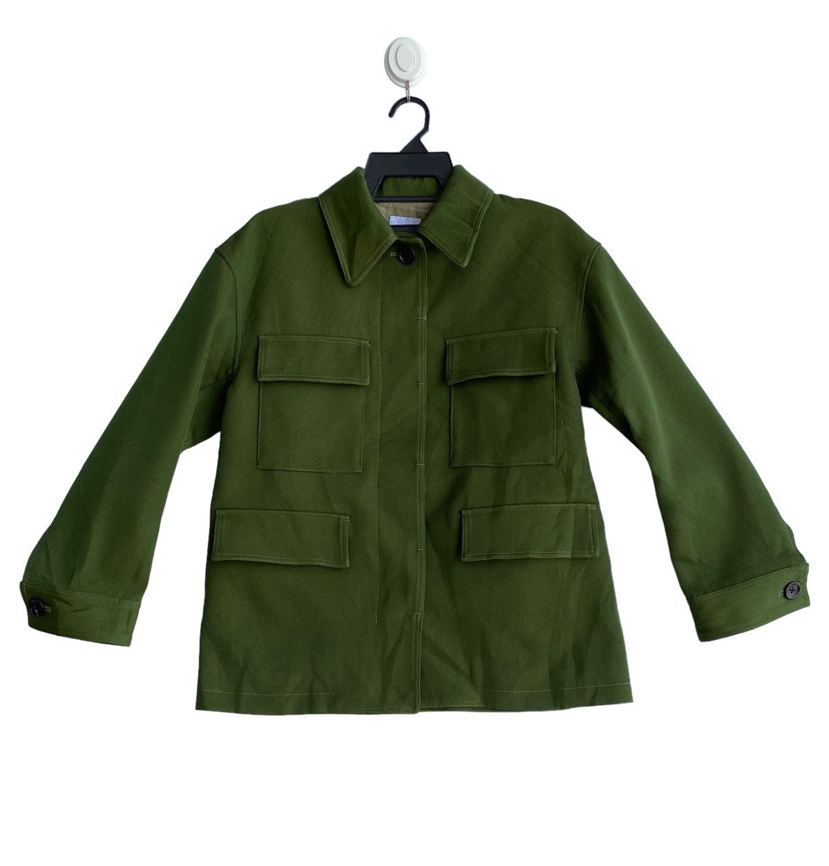 Japanese Brand OKIRAKU japan designer multipocket wool jacket Size US S / EU 44-46 / 1 - 1 Thumbnail