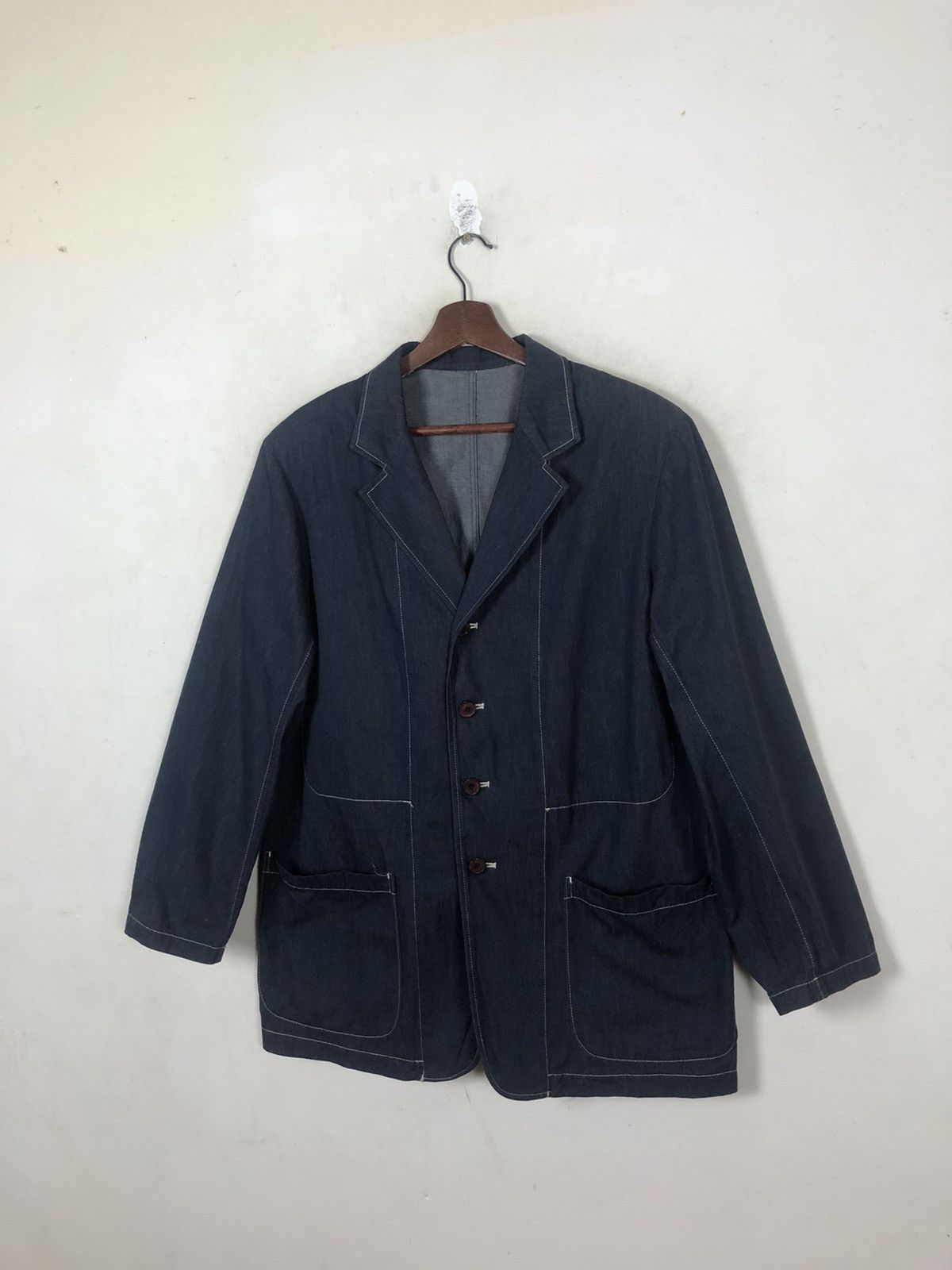 Yohji Yamamoto Y’s Denim Style Black Label Jacket/Coat Size US L / EU 52-54 / 3 - 4 Thumbnail