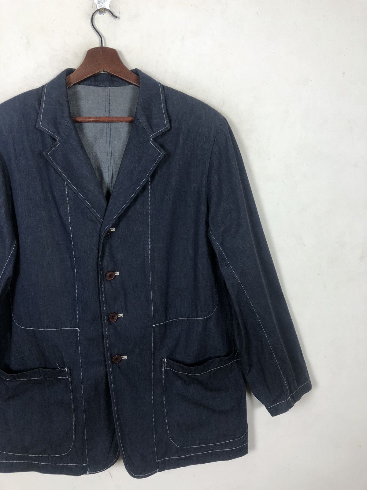 Yohji Yamamoto Y’s Denim Style Black Label Jacket/Coat Size US L / EU 52-54 / 3 - 5 Thumbnail