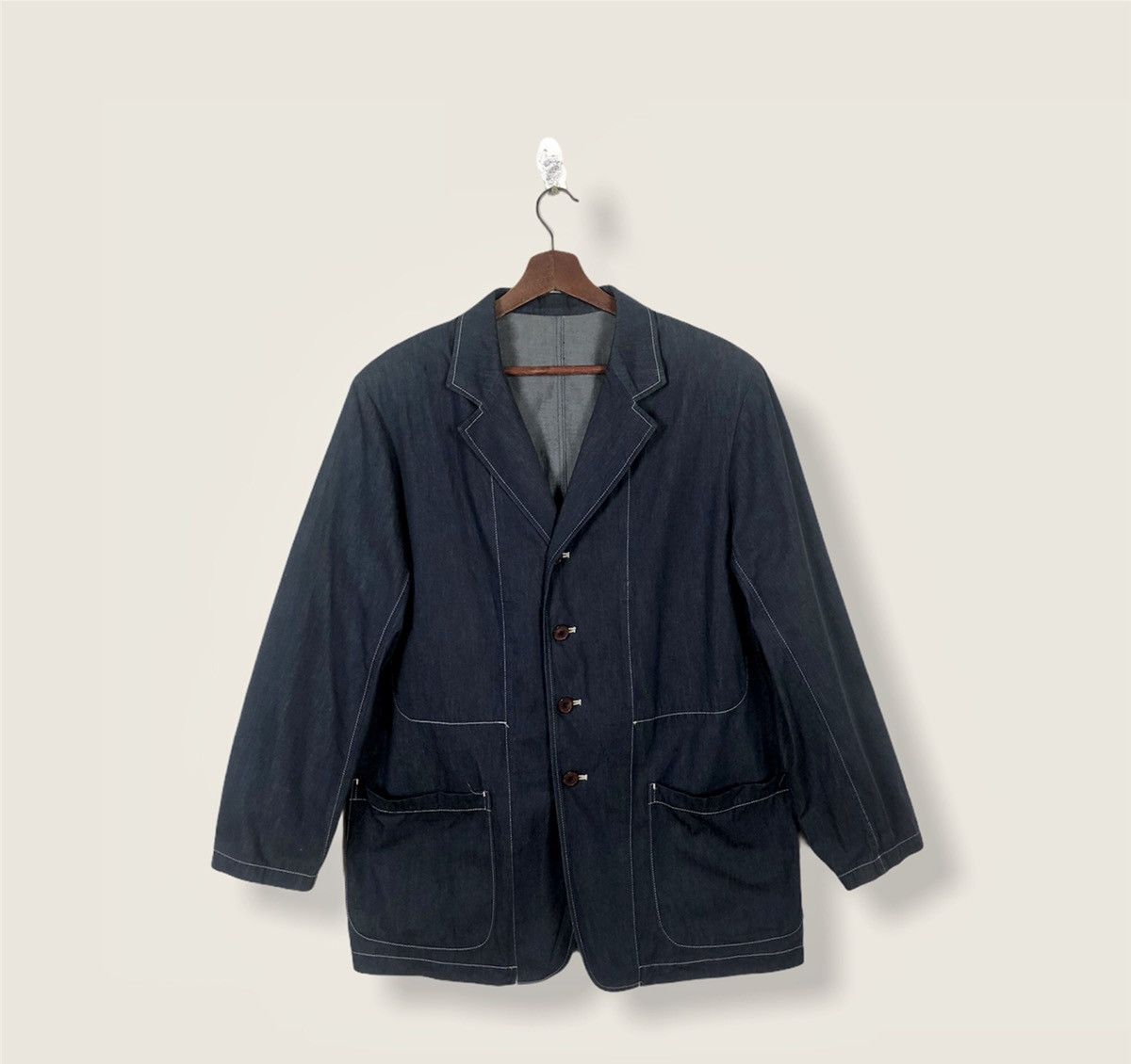 Yohji Yamamoto Y’s Denim Style Black Label Jacket/Coat Size US L / EU 52-54 / 3 - 2 Thumbnail