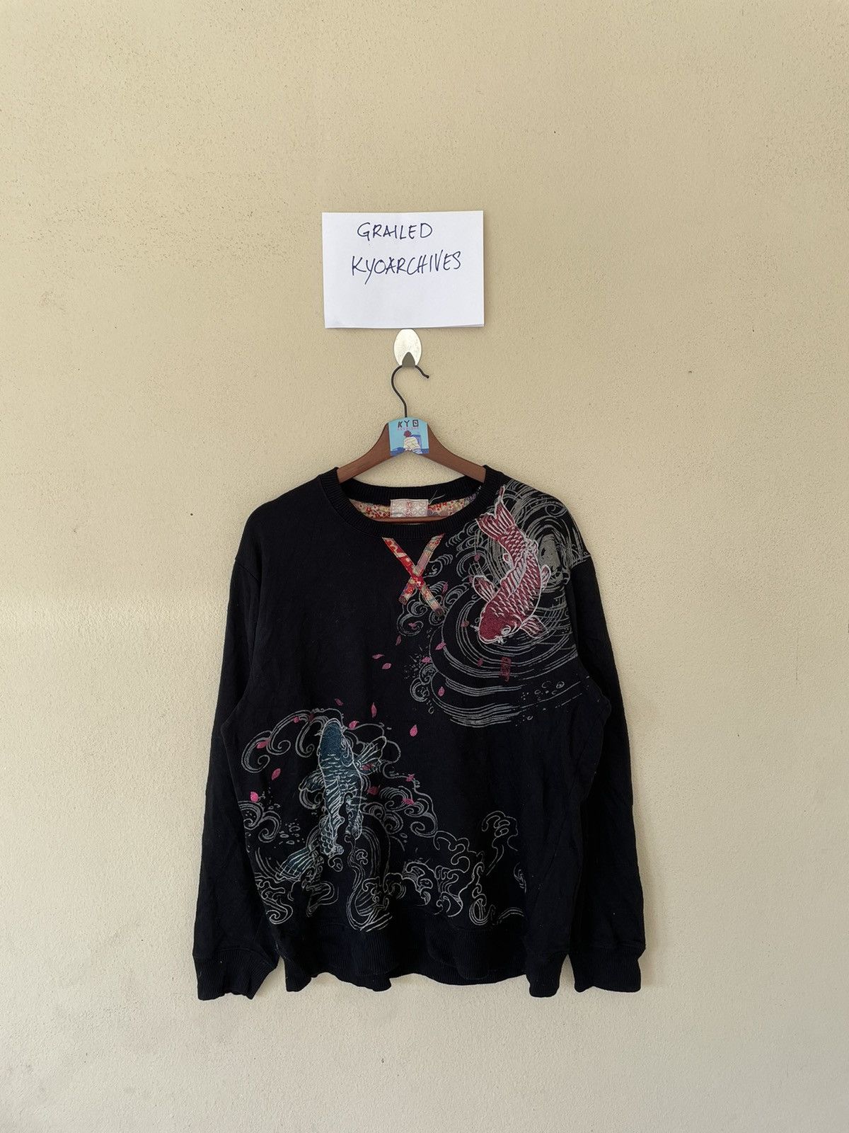 Japanese Brand VINTAGE SUKAJAN KOI FISH Size US L / EU 52-54 / 3 - 1 Thumbnail