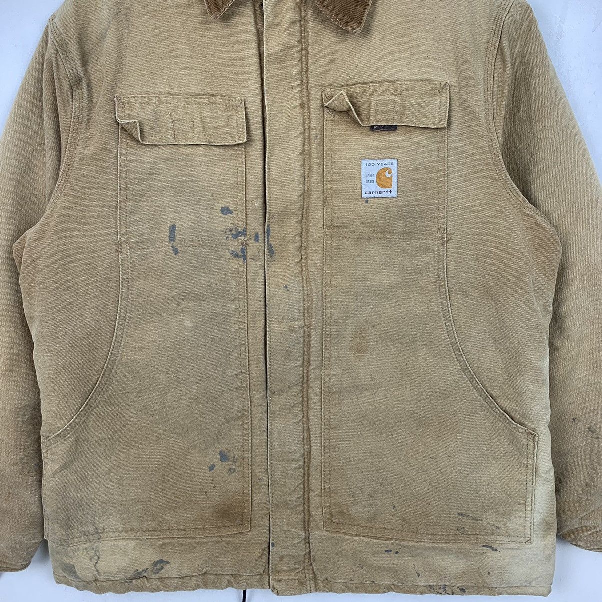 Carhartt Vintage Carhartt 100 Years Work Wear Contra Stitch Jacket Size US L / EU 52-54 / 3 - 3 Thumbnail