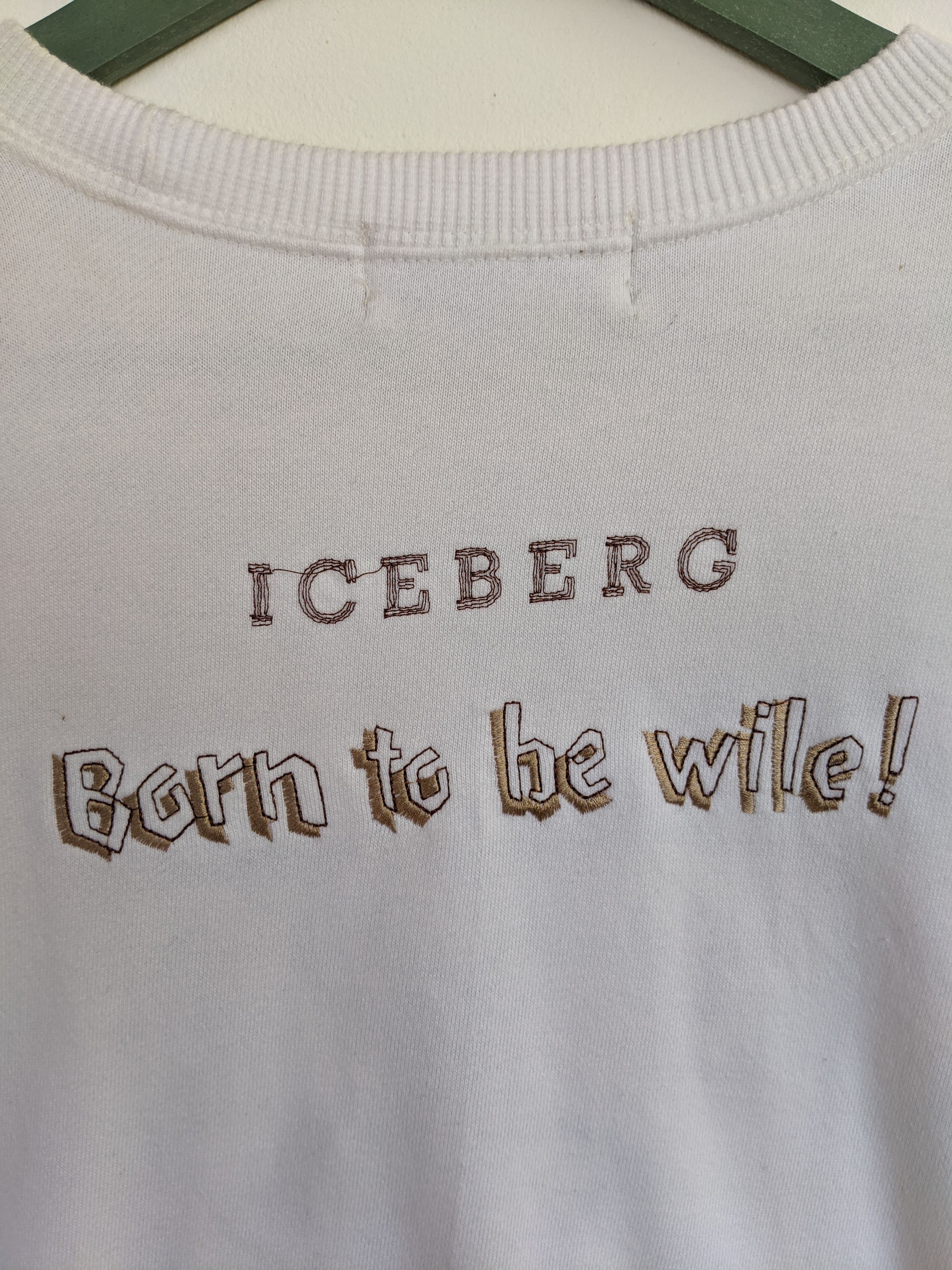 Iceberg Vintage Iceberg Wile E. Coyote Born To Be Wile Sweatshirt Size US M / EU 48-50 / 2 - 3 Thumbnail