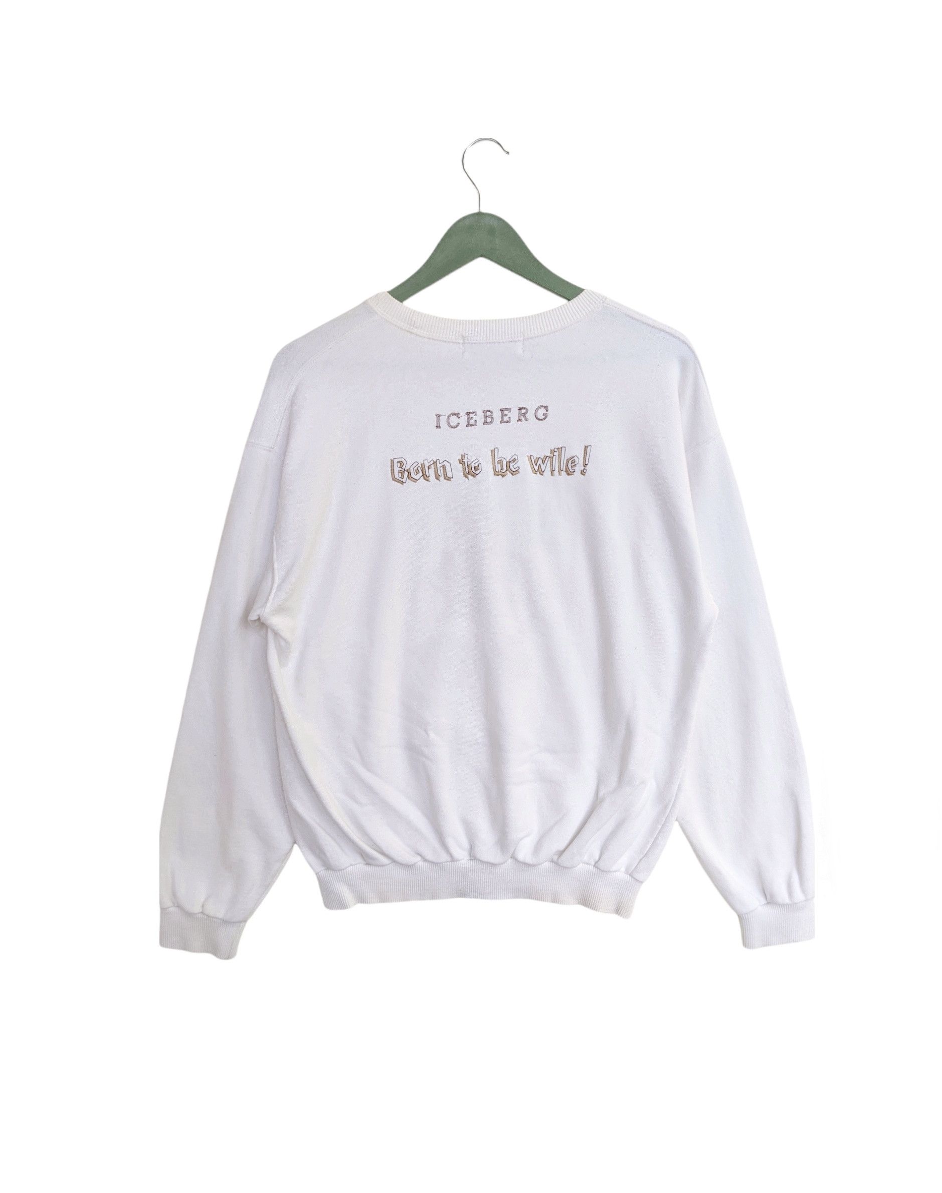 Iceberg Vintage Iceberg Wile E. Coyote Born To Be Wile Sweatshirt Size US M / EU 48-50 / 2 - 2 Thumbnail
