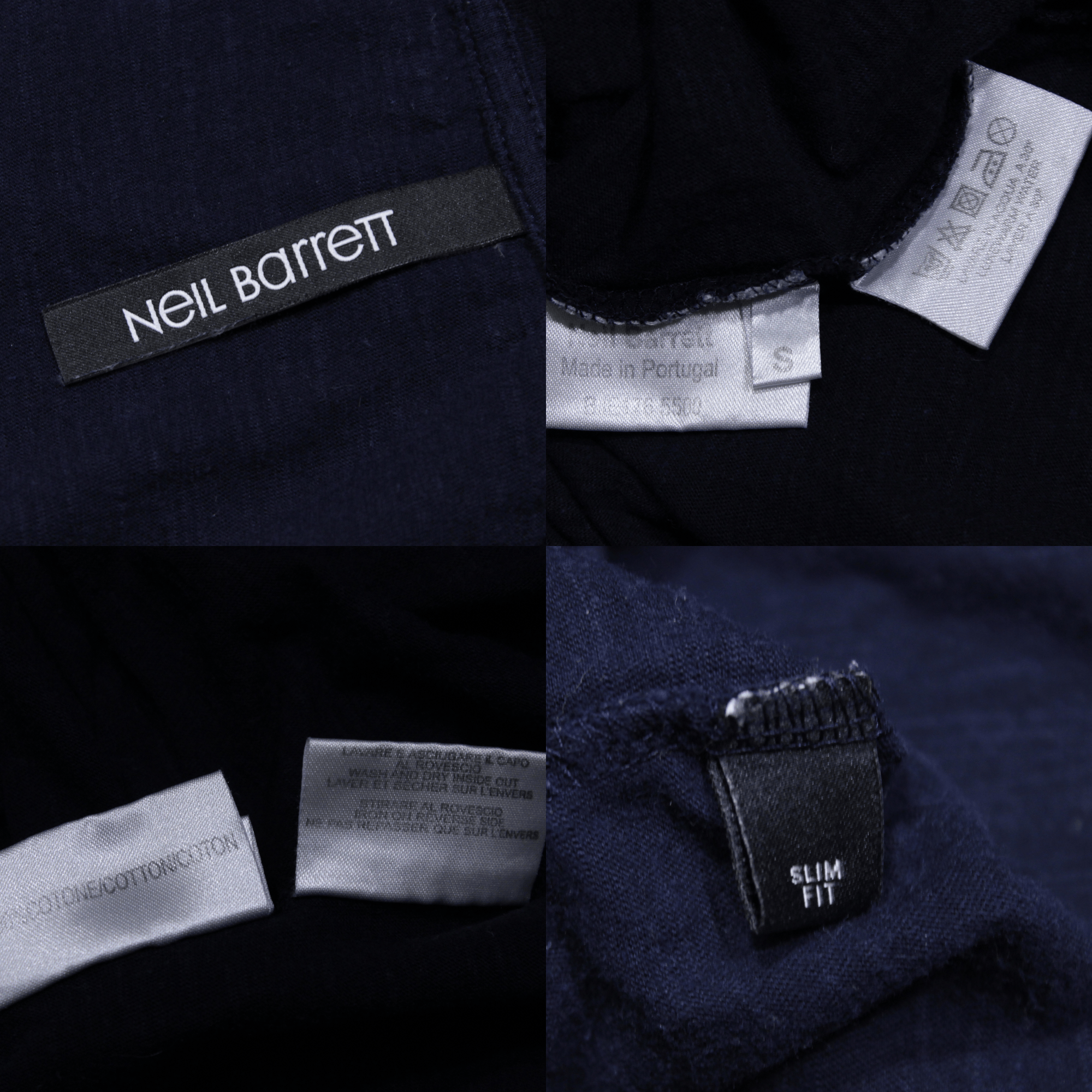 Neil Barrett Navy Longsleeve Slim Fit Size US S / EU 44-46 / 1 - 7 Thumbnail