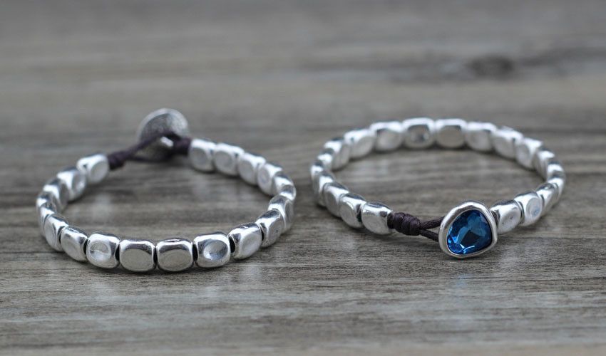 Jewelry Blue Crystal Bracelet Size ONE SIZE - 2 Thumbnail