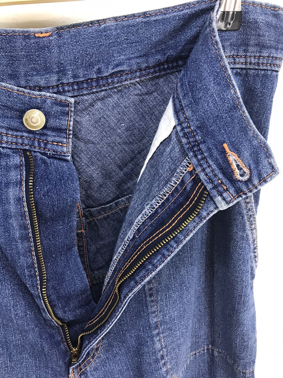 Issey Miyake Mercibeaucoup Issey Miyake Drop Crotch Denim Jeans Size US 34 / EU 50 - 8 Thumbnail