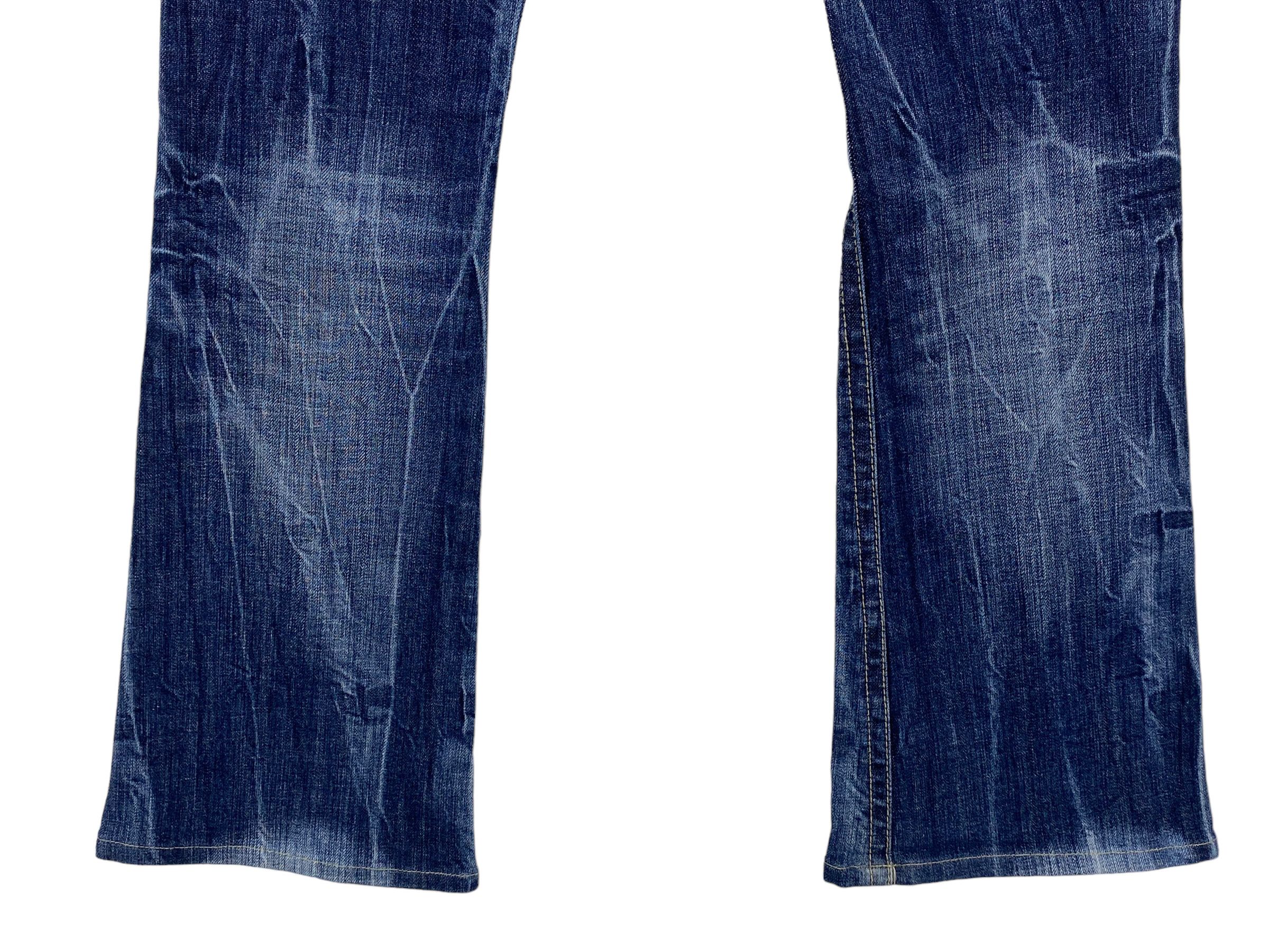 Japanese Brand Japanese Flare Denim Jeans - Bootcut Grunge Punk Vintage Size 28" / US 6 / IT 42 - 6 Thumbnail