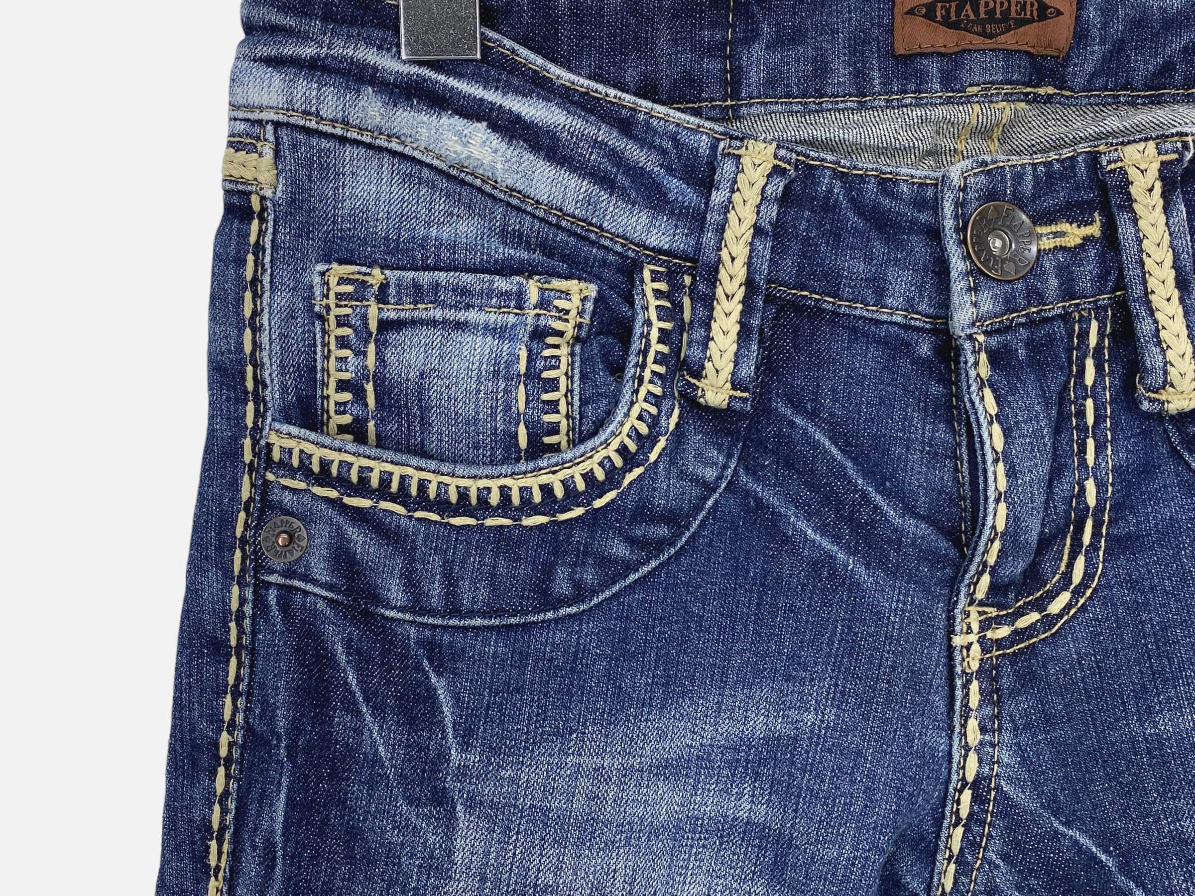 Japanese Brand Japanese Flare Denim Jeans - Bootcut Grunge Punk Vintage Size 28" / US 6 / IT 42 - 11 Thumbnail