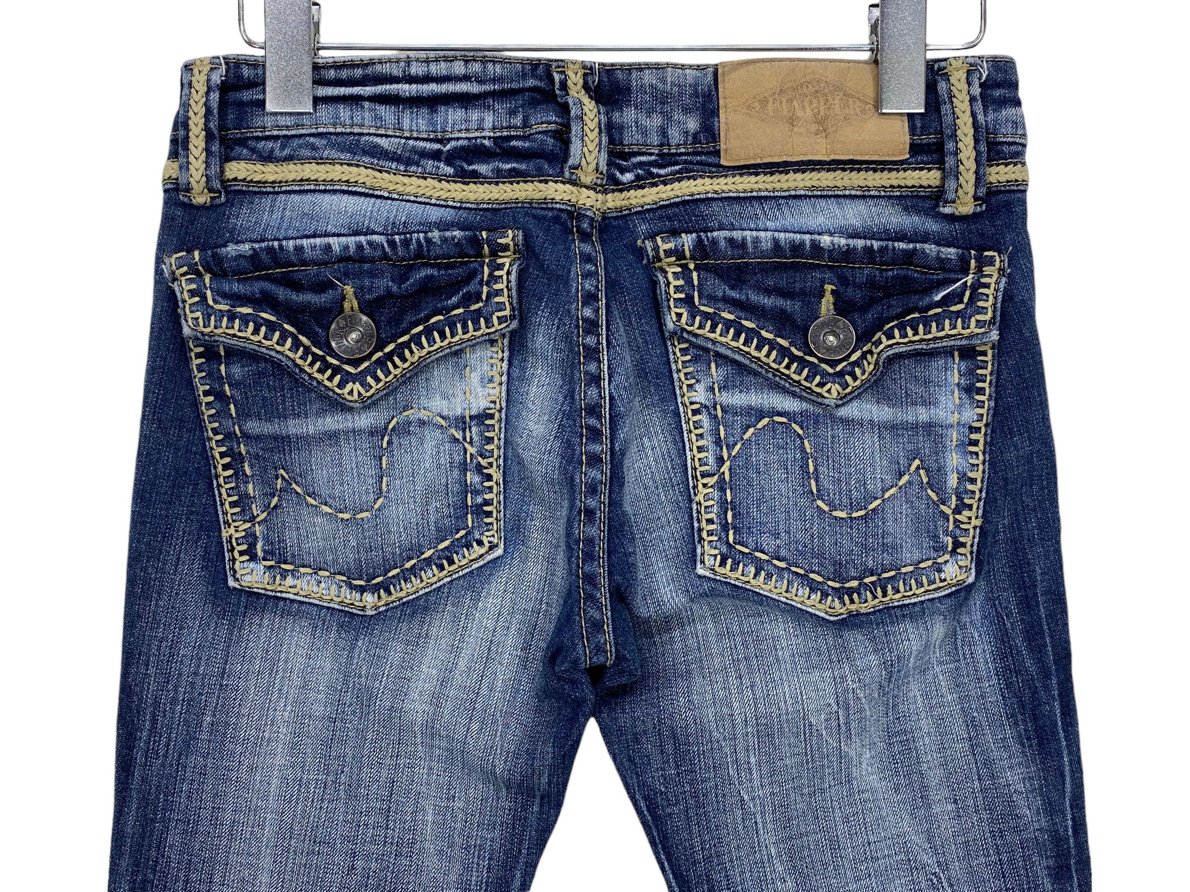 Japanese Brand Japanese Flare Denim Jeans - Bootcut Grunge Punk Vintage Size 28" / US 6 / IT 42 - 7 Thumbnail