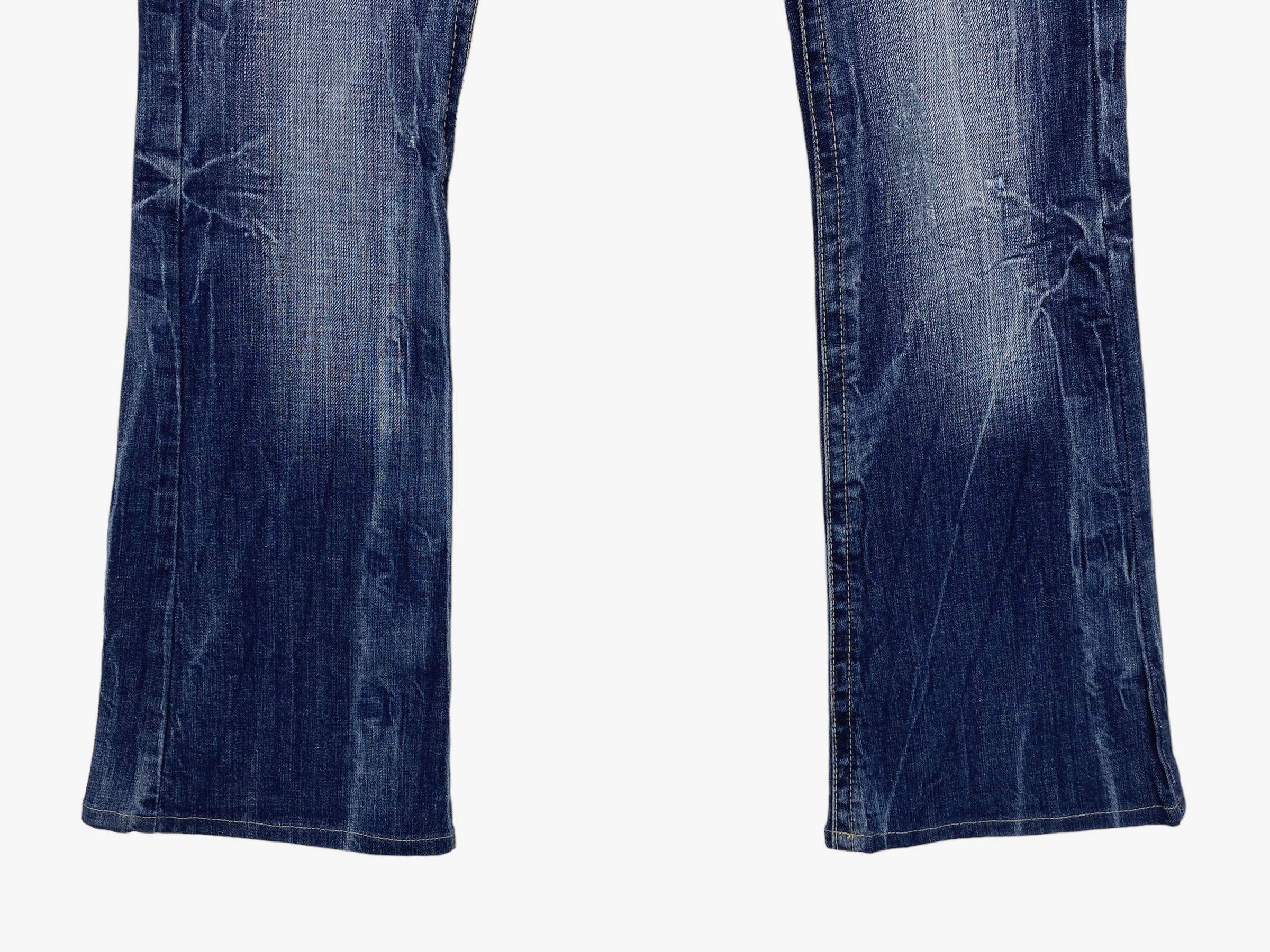 Japanese Brand Japanese Flare Denim Jeans - Bootcut Grunge Punk Vintage Size 28" / US 6 / IT 42 - 10 Thumbnail