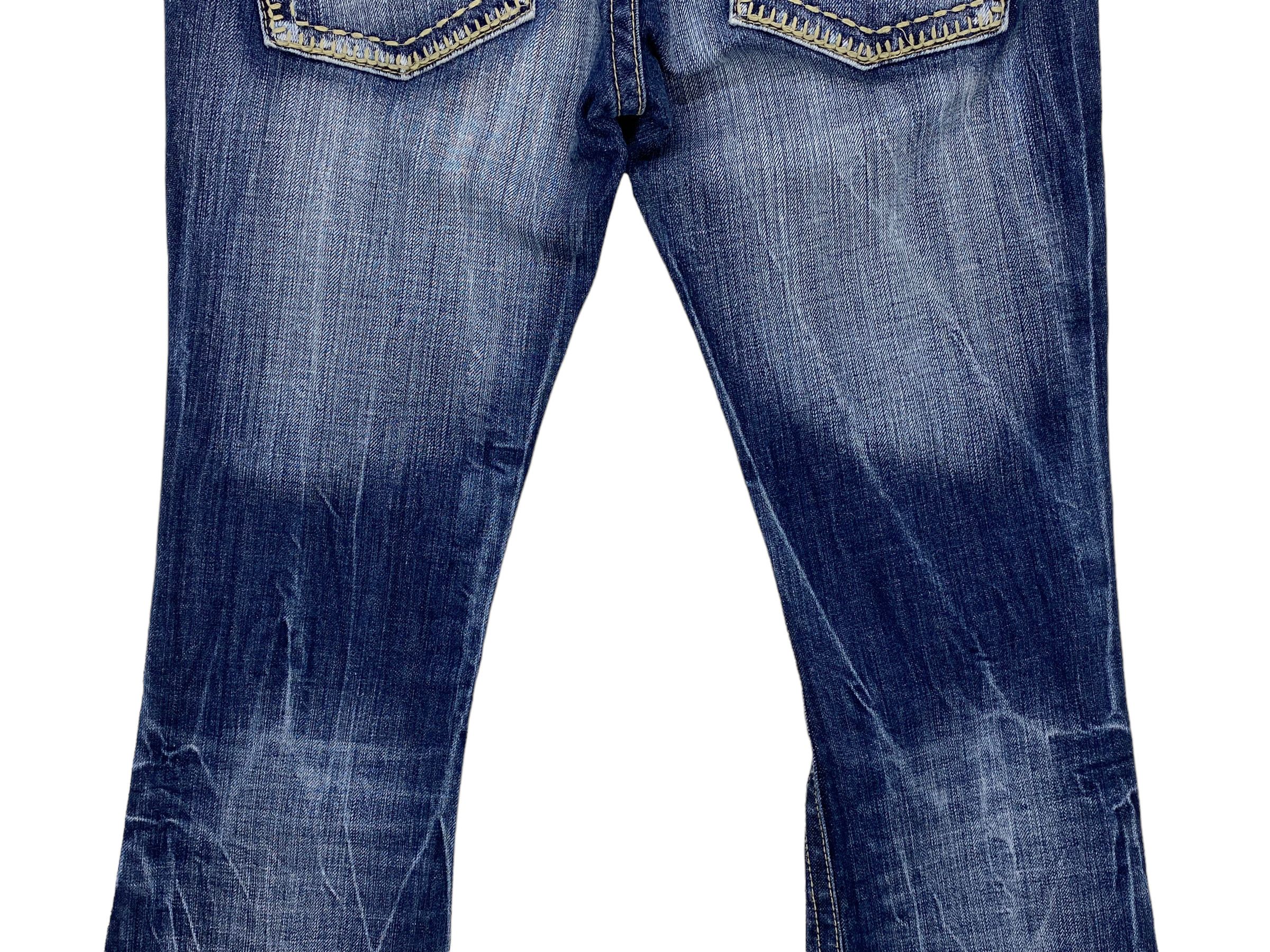 Japanese Brand Japanese Flare Denim Jeans - Bootcut Grunge Punk Vintage Size 28" / US 6 / IT 42 - 9 Thumbnail