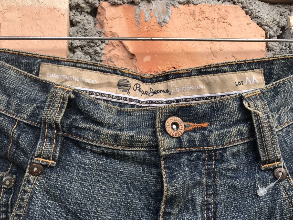 Pepe Jeans × Seditionaries Super rare hypebeast Pepe jeans distressed style denim Size US 37 - 10 Thumbnail