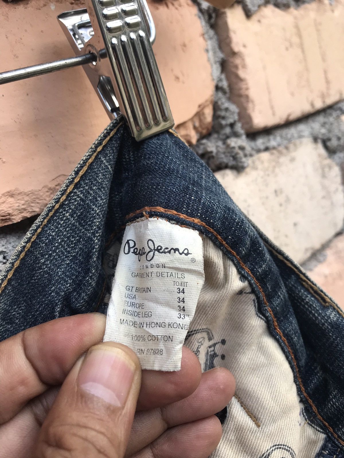 Pepe Jeans × Seditionaries Super rare hypebeast Pepe jeans distressed style denim Size US 37 - 22 Thumbnail