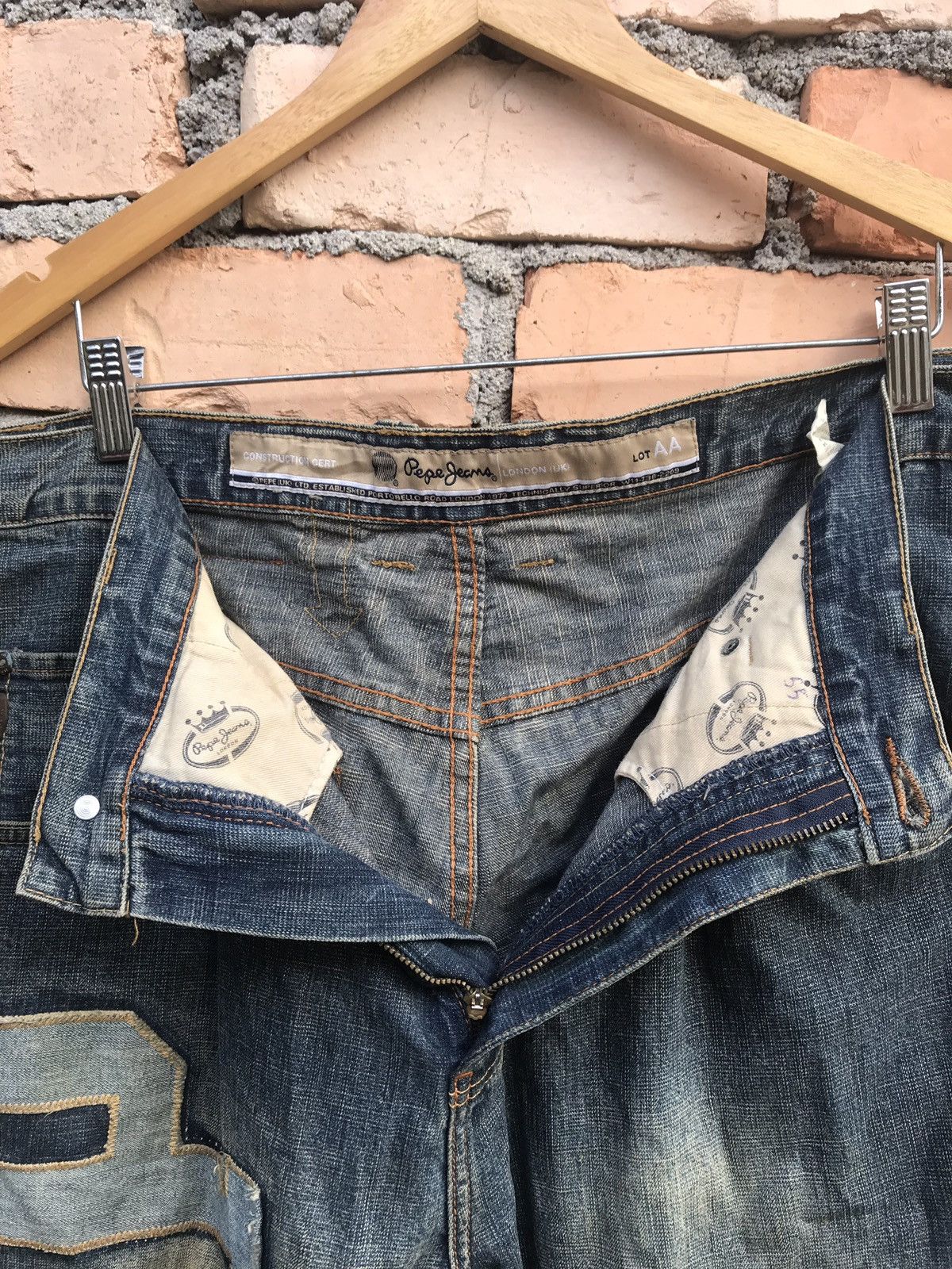 Pepe Jeans × Seditionaries Super rare hypebeast Pepe jeans distressed style denim Size US 37 - 21 Thumbnail