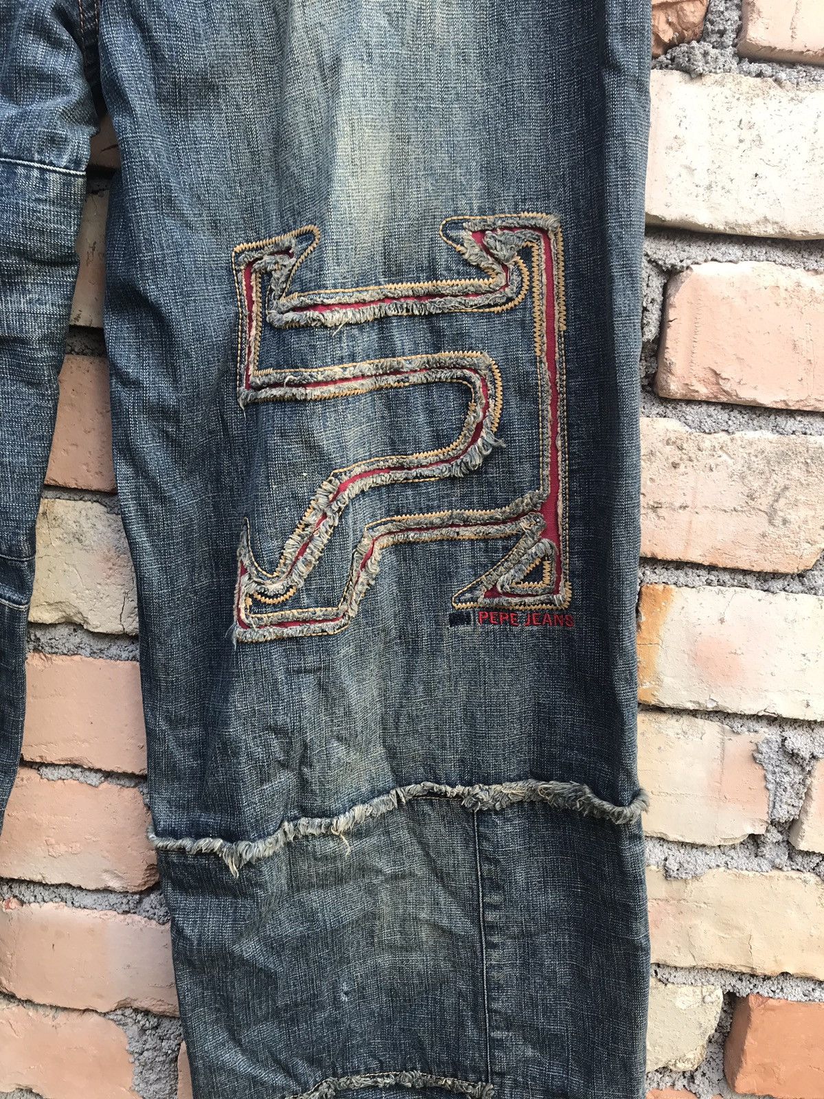 Pepe Jeans × Seditionaries Super rare hypebeast Pepe jeans distressed style denim Size US 37 - 14 Thumbnail