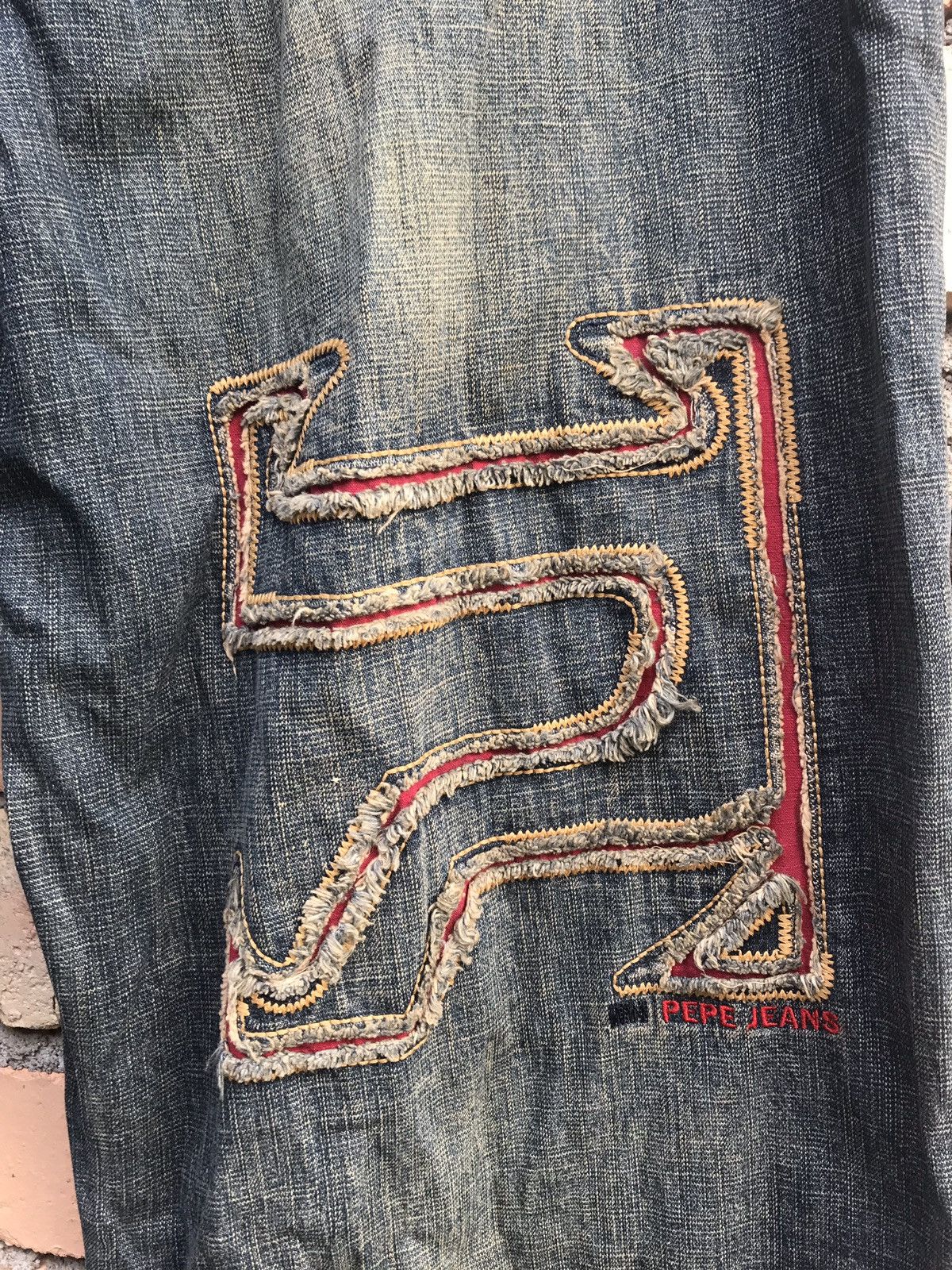 Pepe Jeans × Seditionaries Super rare hypebeast Pepe jeans distressed style denim Size US 37 - 19 Thumbnail