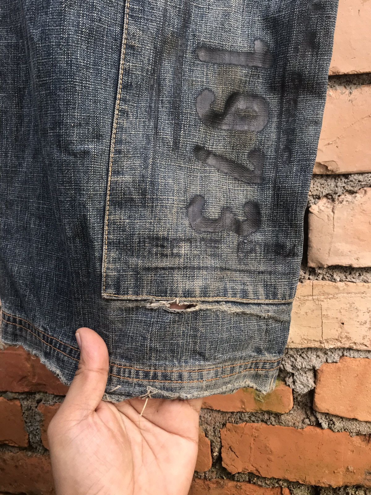 Pepe Jeans × Seditionaries Super rare hypebeast Pepe jeans distressed style denim Size US 37 - 17 Thumbnail