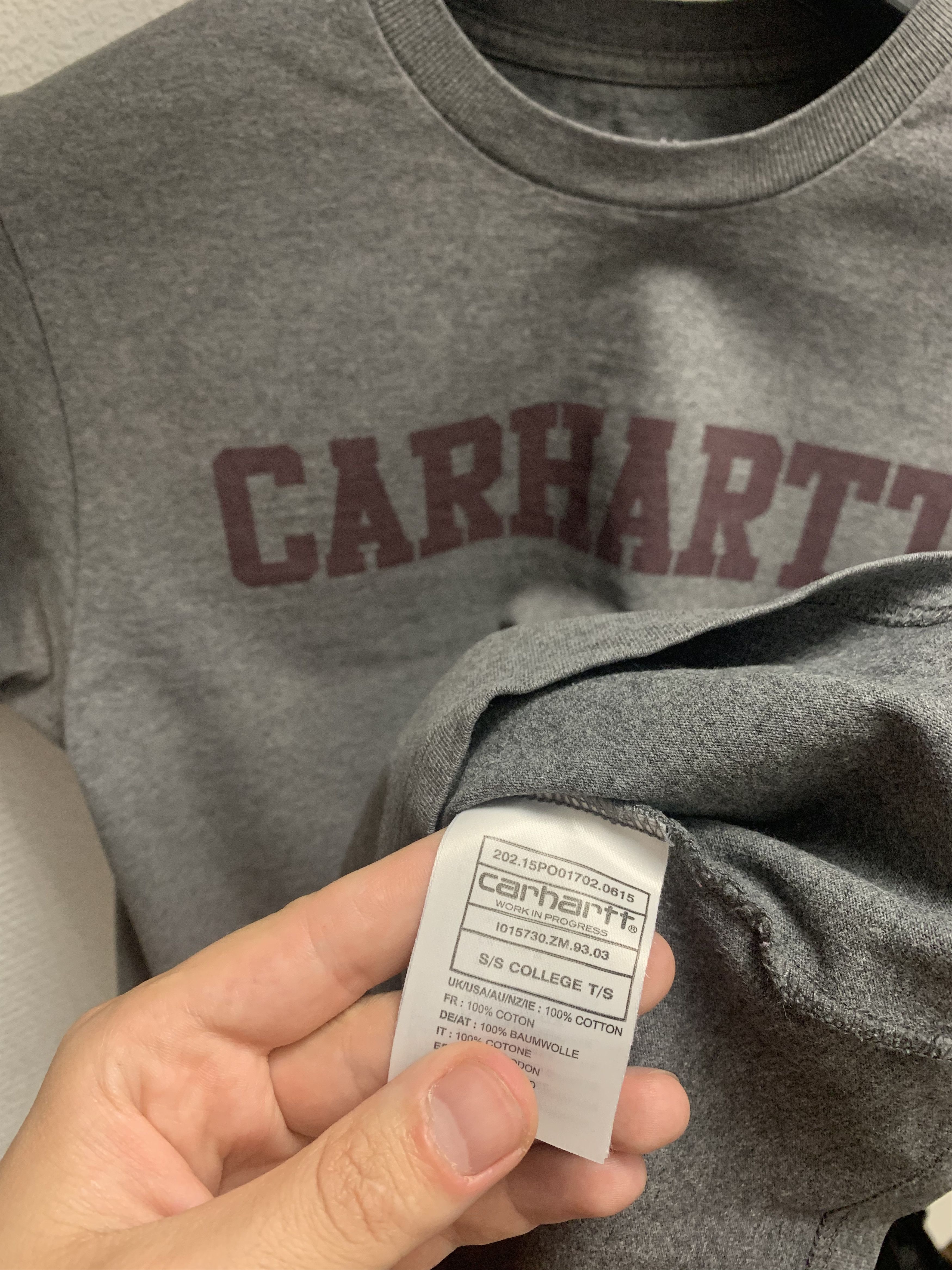 Carhartt Carhartt t-shirt M size grey vintage Size US M / EU 48-50 / 2 - 4 Thumbnail