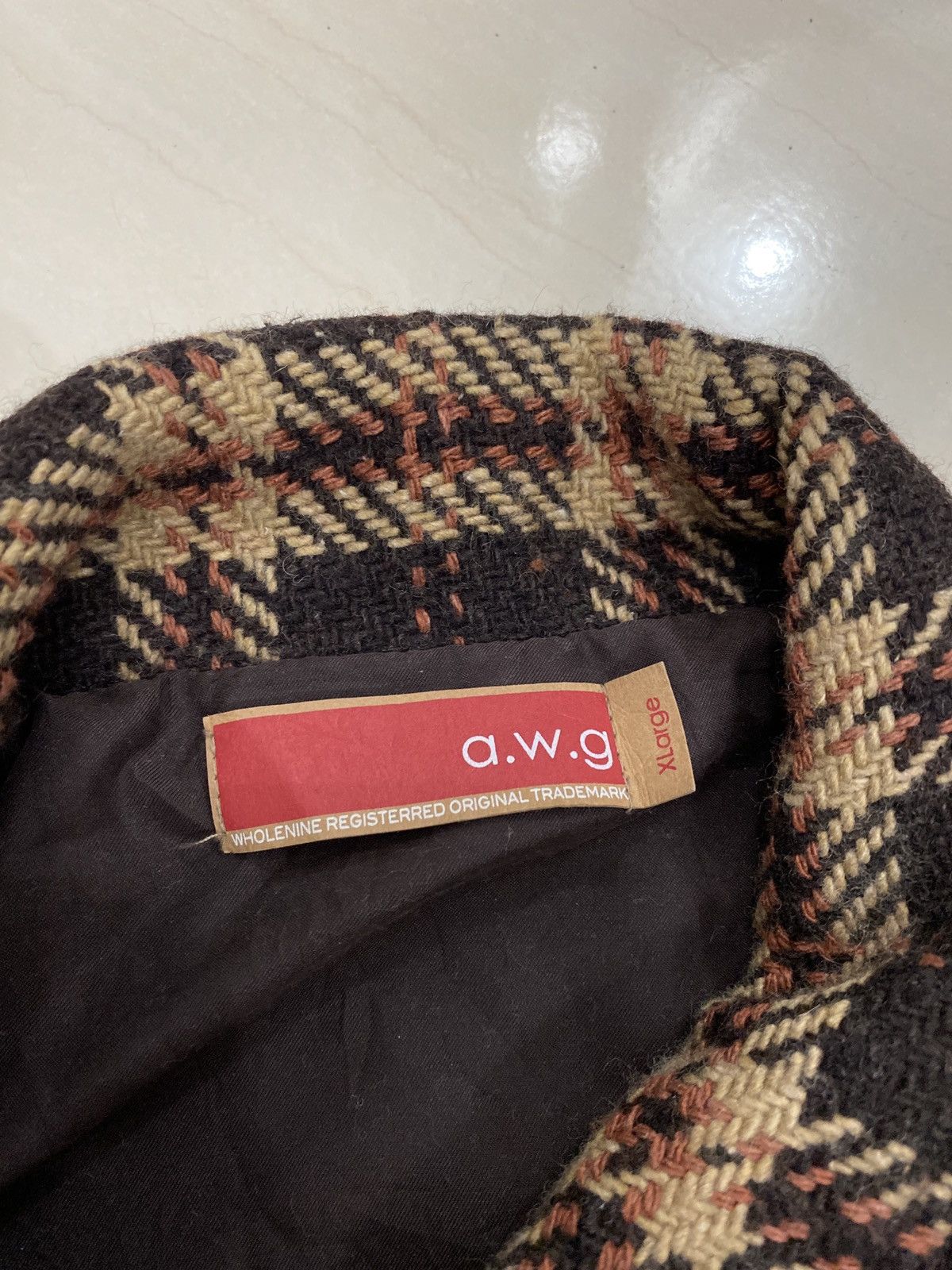 AWGE VINTAGE A.W.G FLANNEL ZIPPER JACKET Size US XL / EU 56 / 4 - 15 Thumbnail