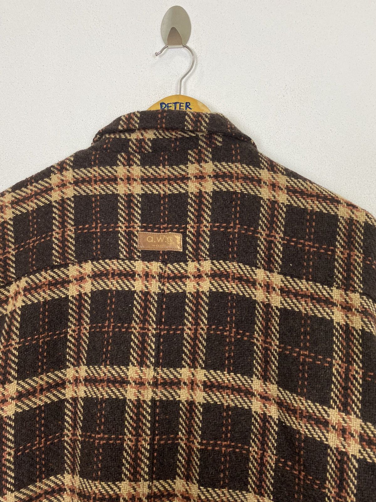 AWGE VINTAGE A.W.G FLANNEL ZIPPER JACKET Size US XL / EU 56 / 4 - 7 Thumbnail