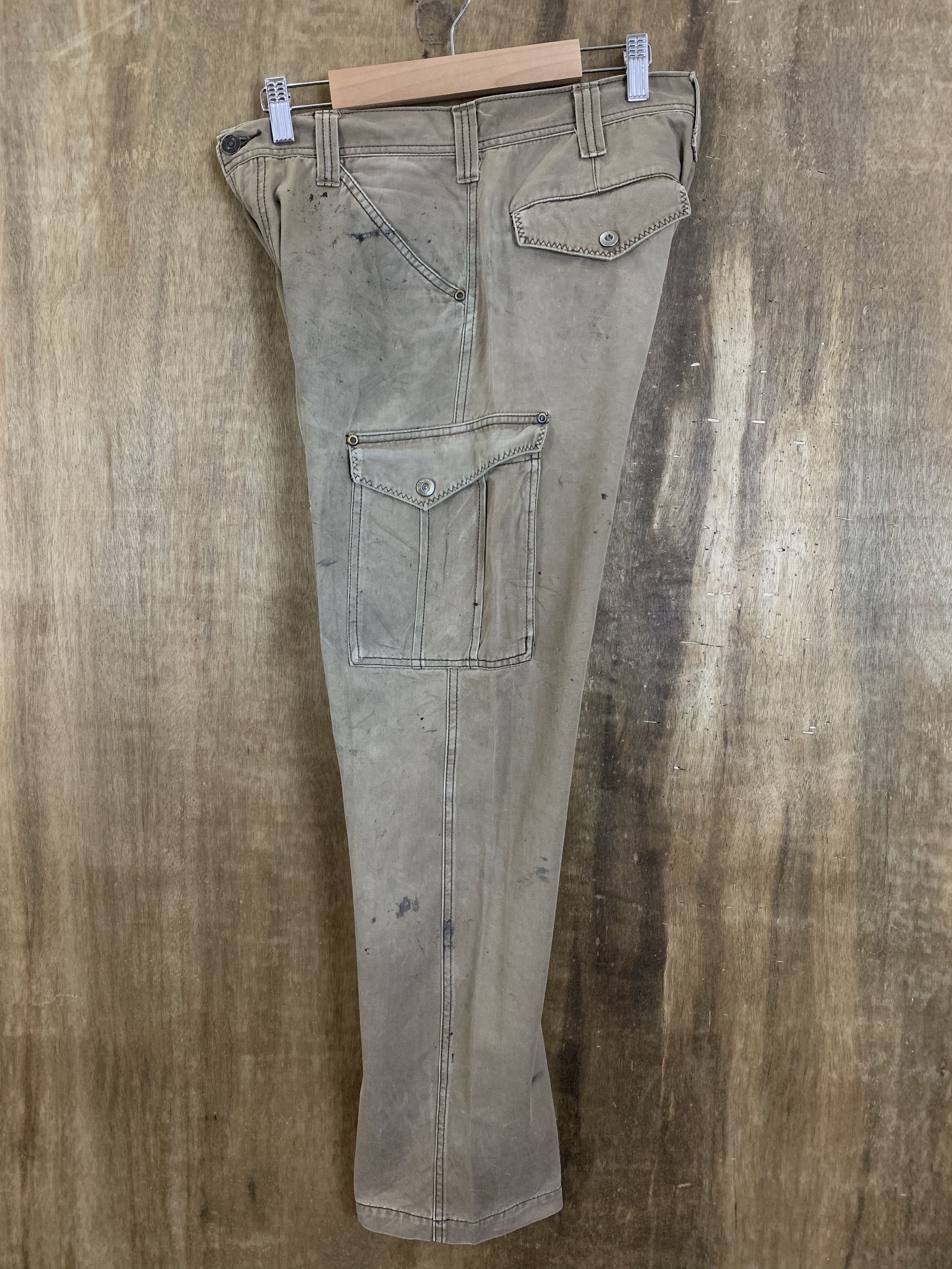 Japanese Brand Cargo Pants Multipocket Distressed Pants Travis Scott Style Size US 28 / EU 44 - 17 Thumbnail