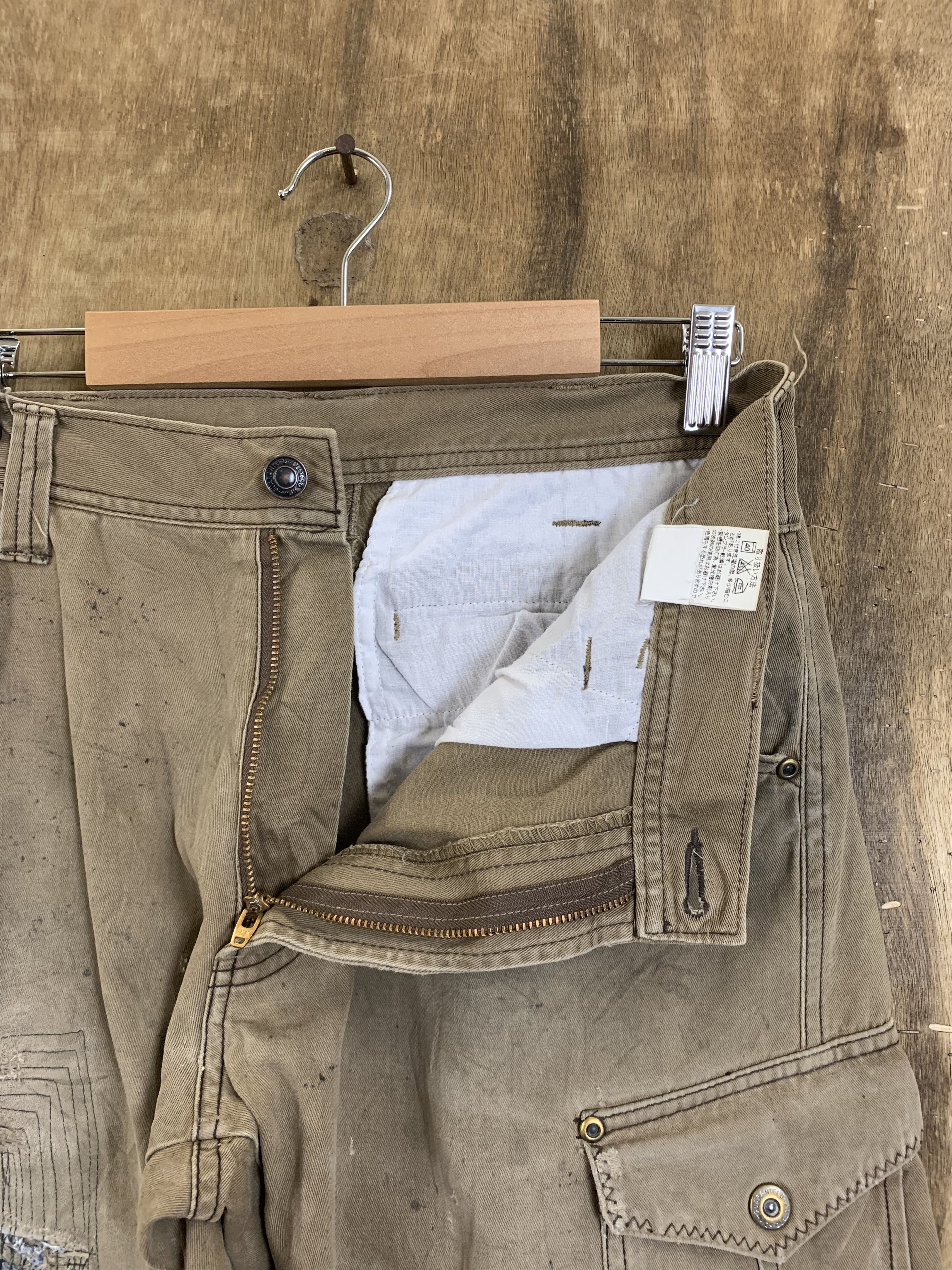 Japanese Brand Cargo Pants Multipocket Distressed Pants Travis Scott Style Size US 28 / EU 44 - 11 Thumbnail