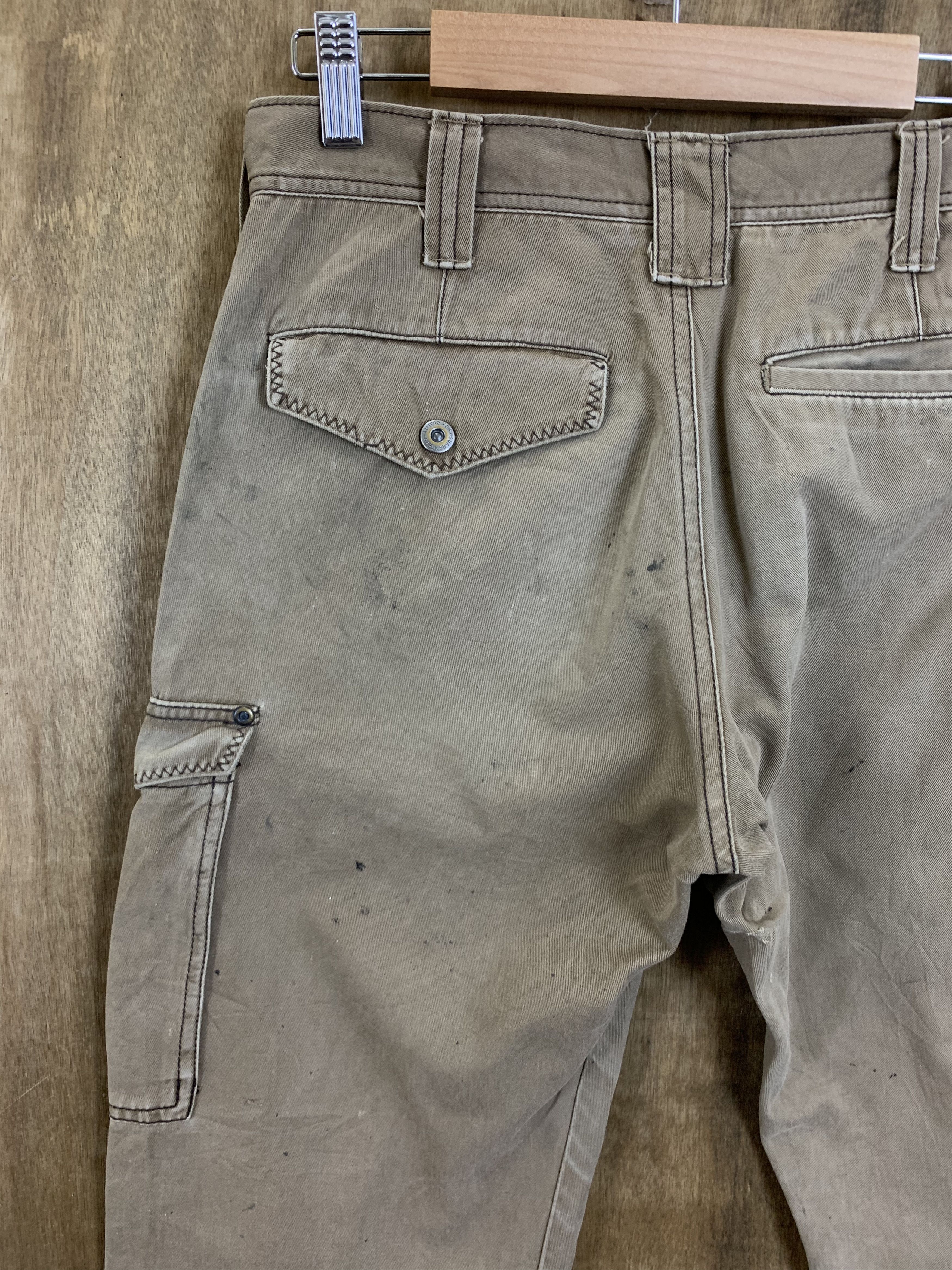 Japanese Brand Cargo Pants Multipocket Distressed Pants Travis Scott Style Size US 28 / EU 44 - 15 Thumbnail