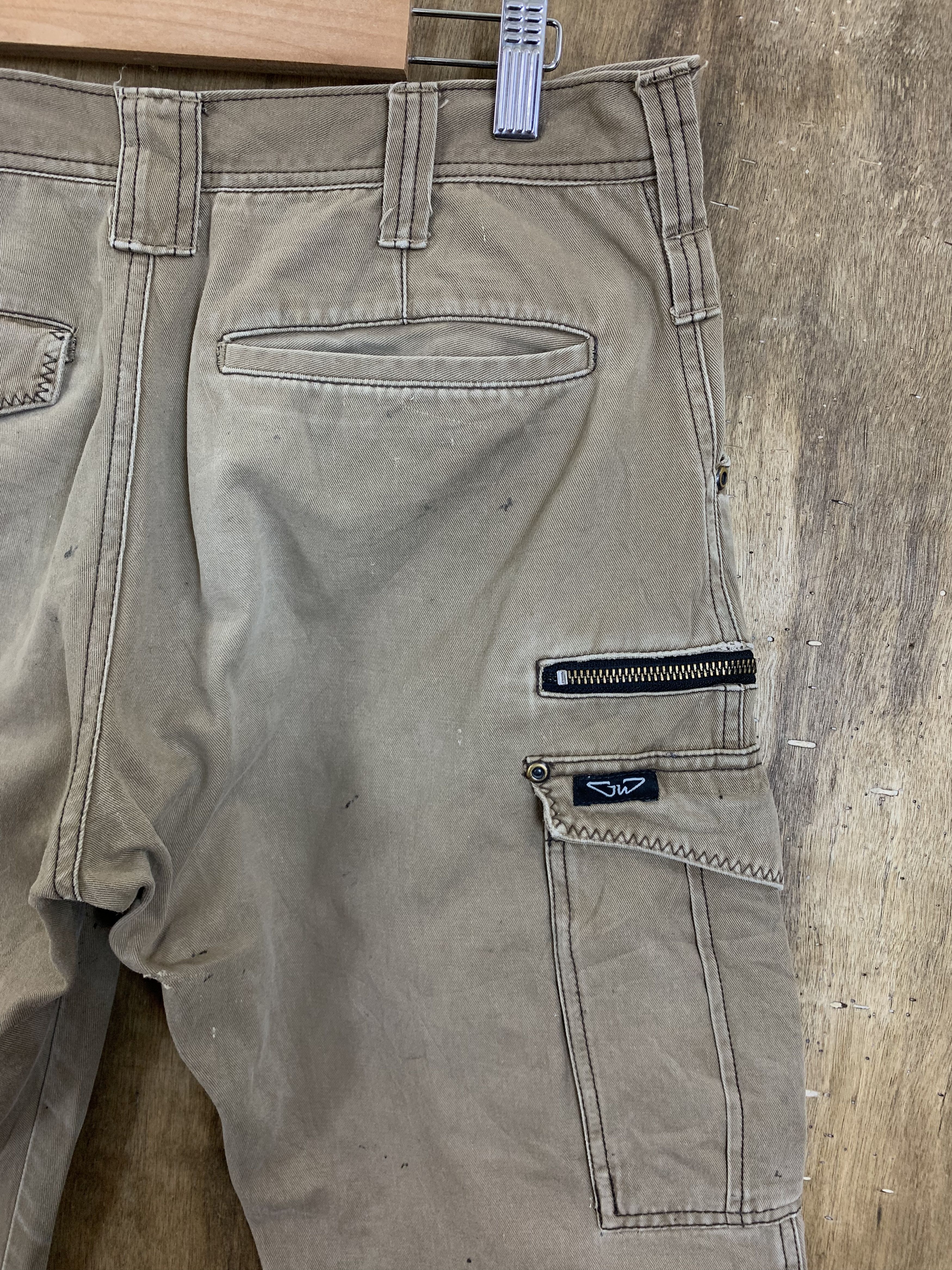 Japanese Brand Cargo Pants Multipocket Distressed Pants Travis Scott Style Size US 28 / EU 44 - 16 Thumbnail