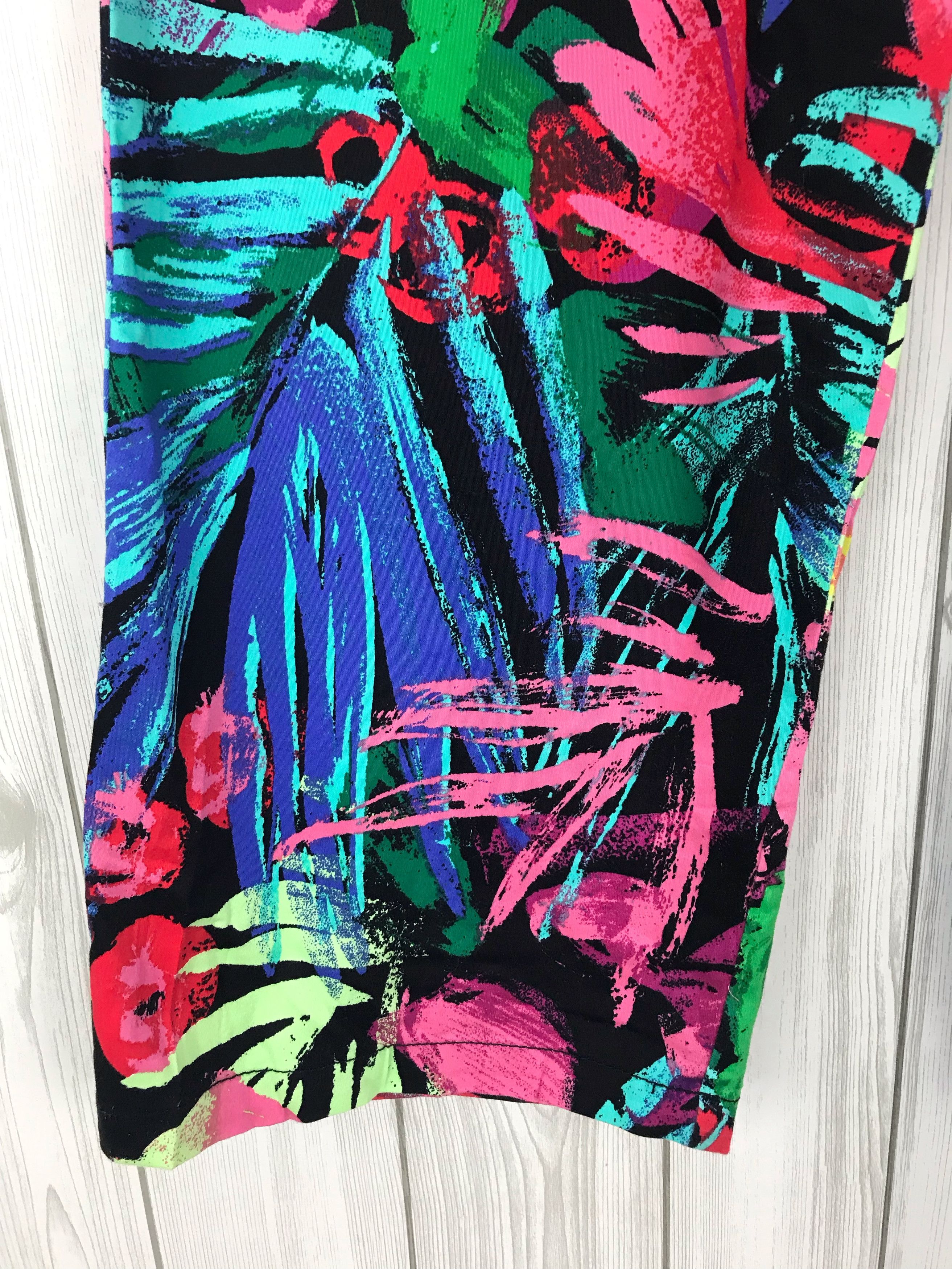 Art Comes First Japanese Brand All Over Print Floral Cargo Pants Size US 28 / EU 44 - 6 Thumbnail