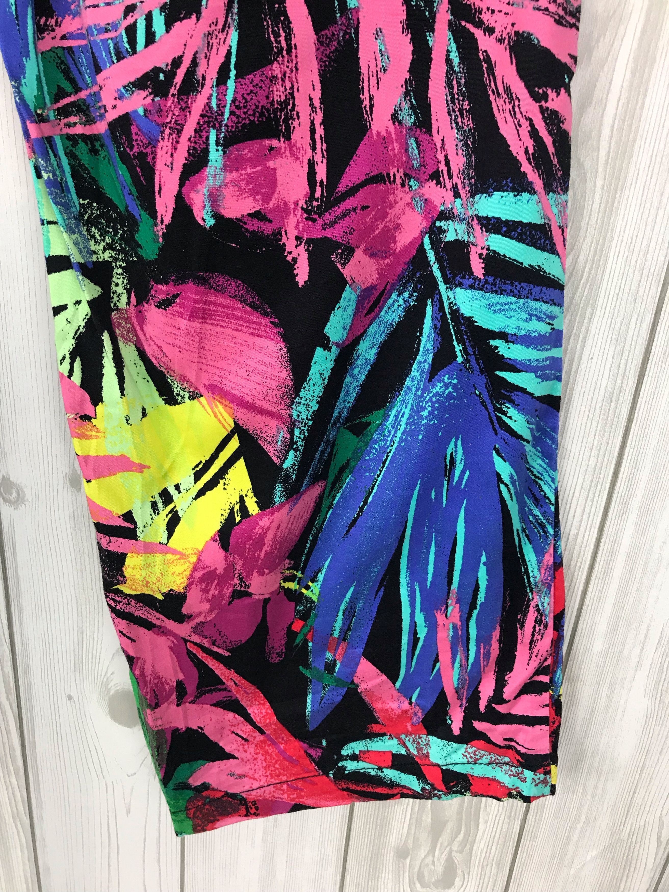 Art Comes First Japanese Brand All Over Print Floral Cargo Pants Size US 28 / EU 44 - 13 Thumbnail