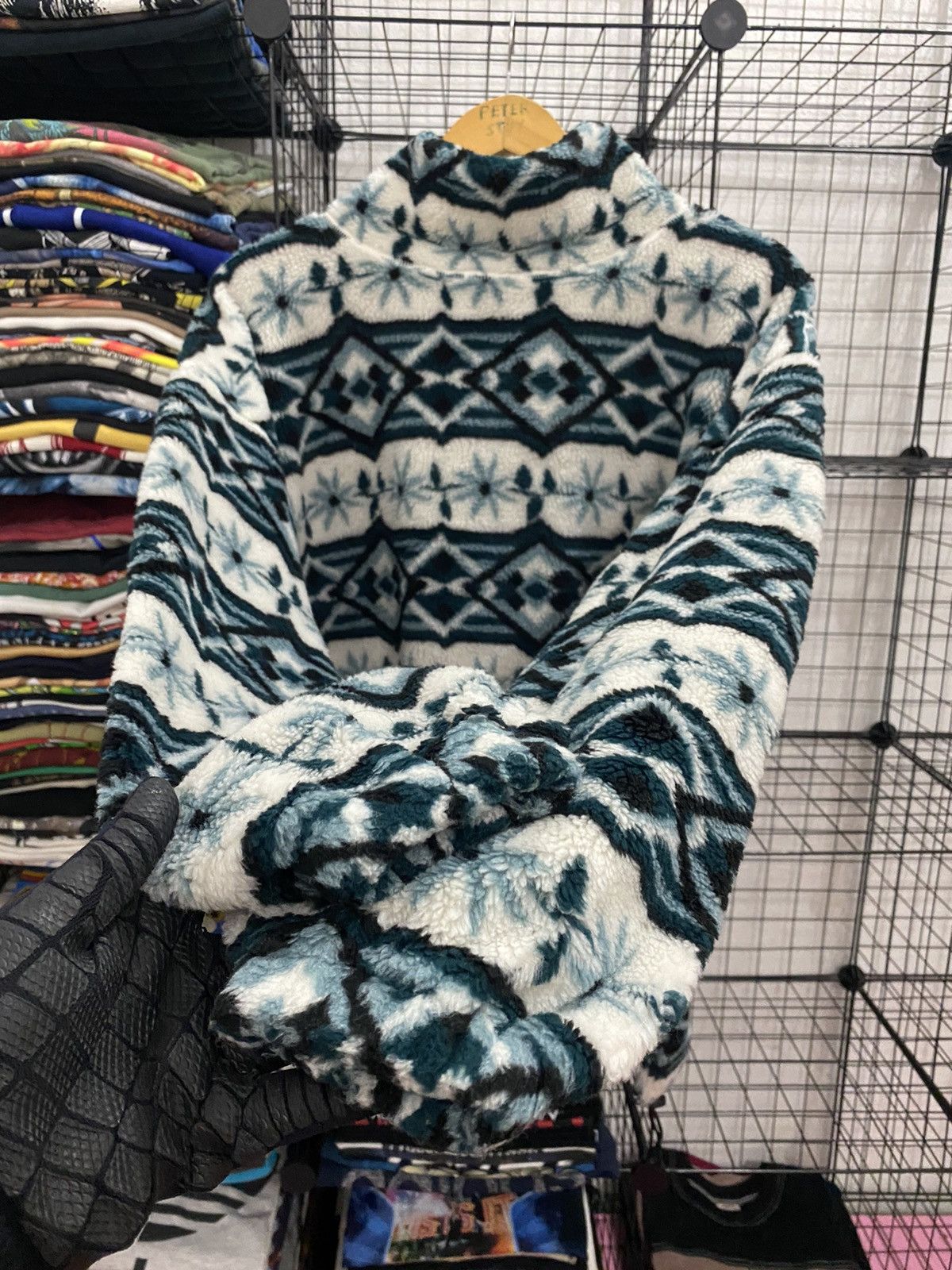 Asics × Japanese Brand × Vintage Vintage Killy by Asics Fleece Turtleneck Sweater Size US L / EU 52-54 / 3 - 4 Thumbnail